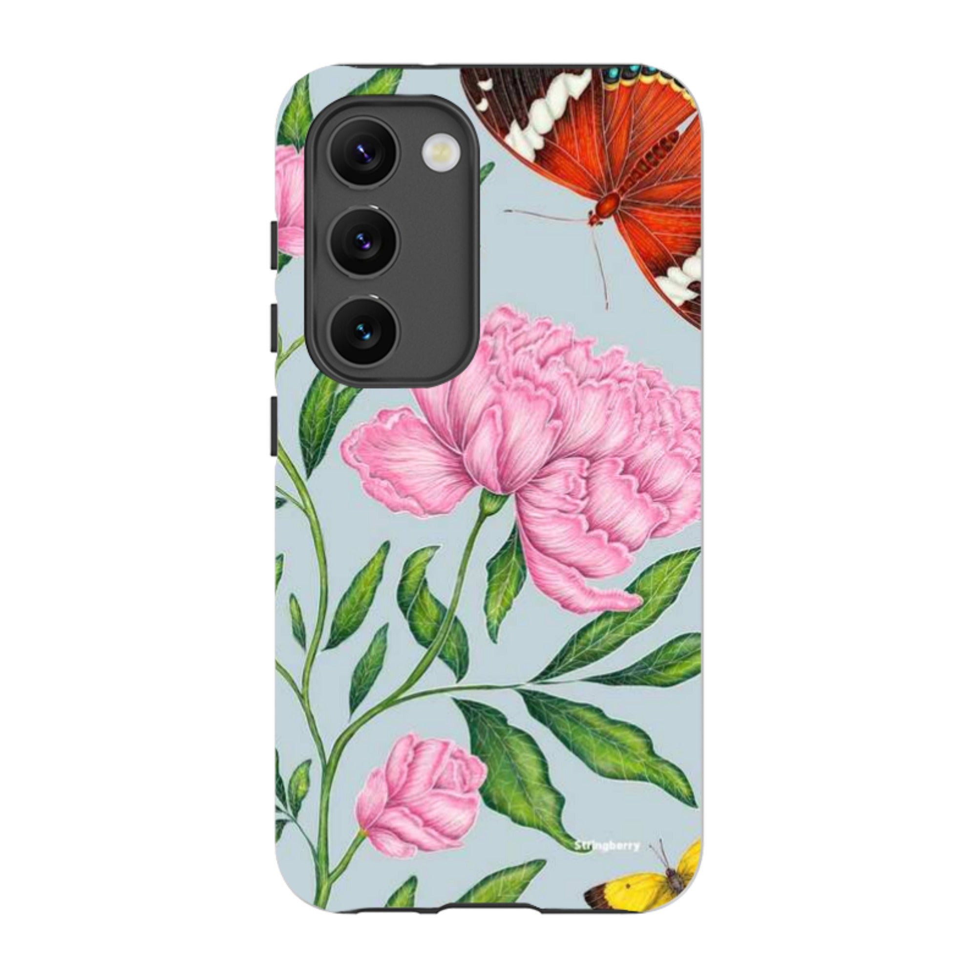 Samsung Tough Case - Butterflies And Peonies By Catherine Rowe