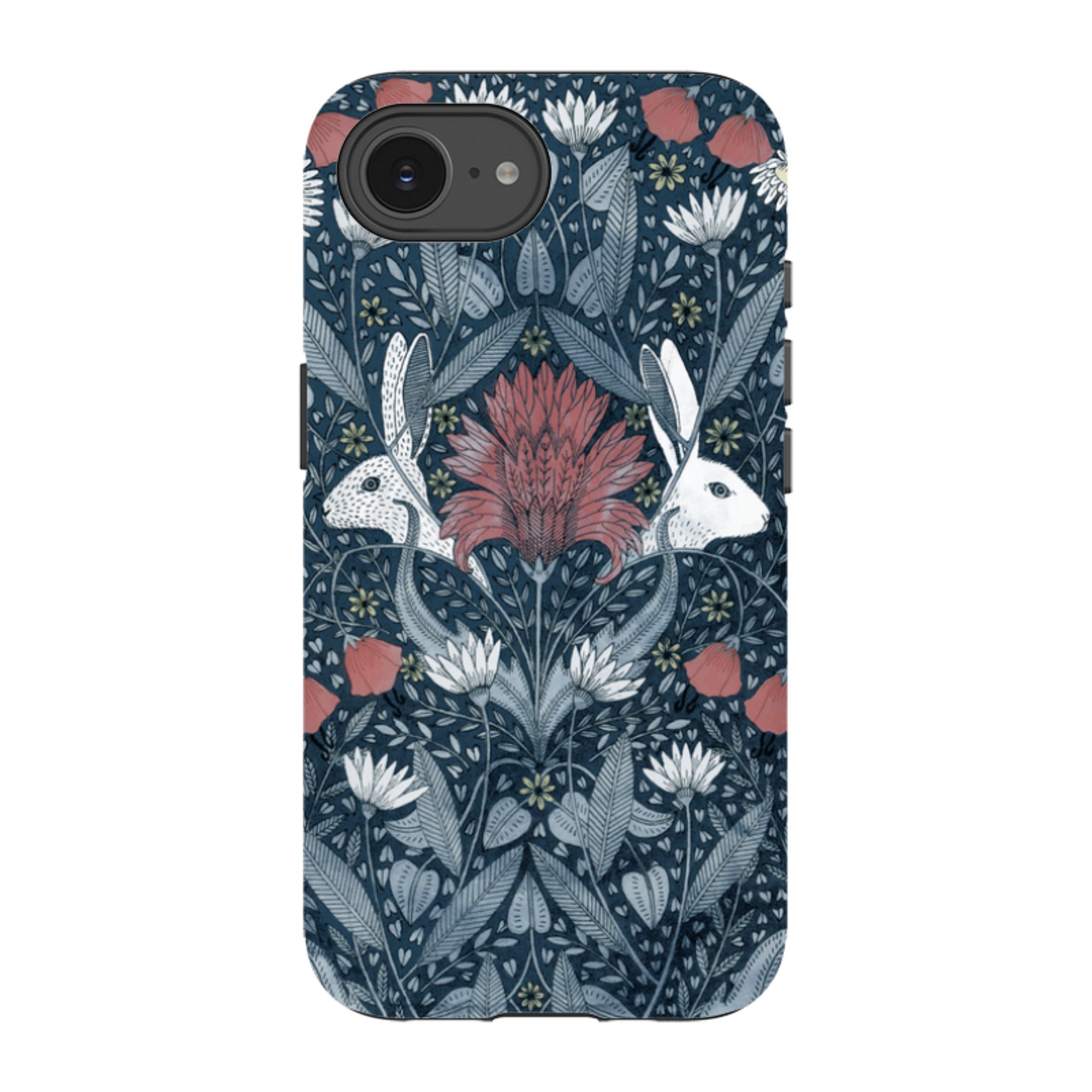 iPhone Tough Case - Two Rabbits By Maria Matos