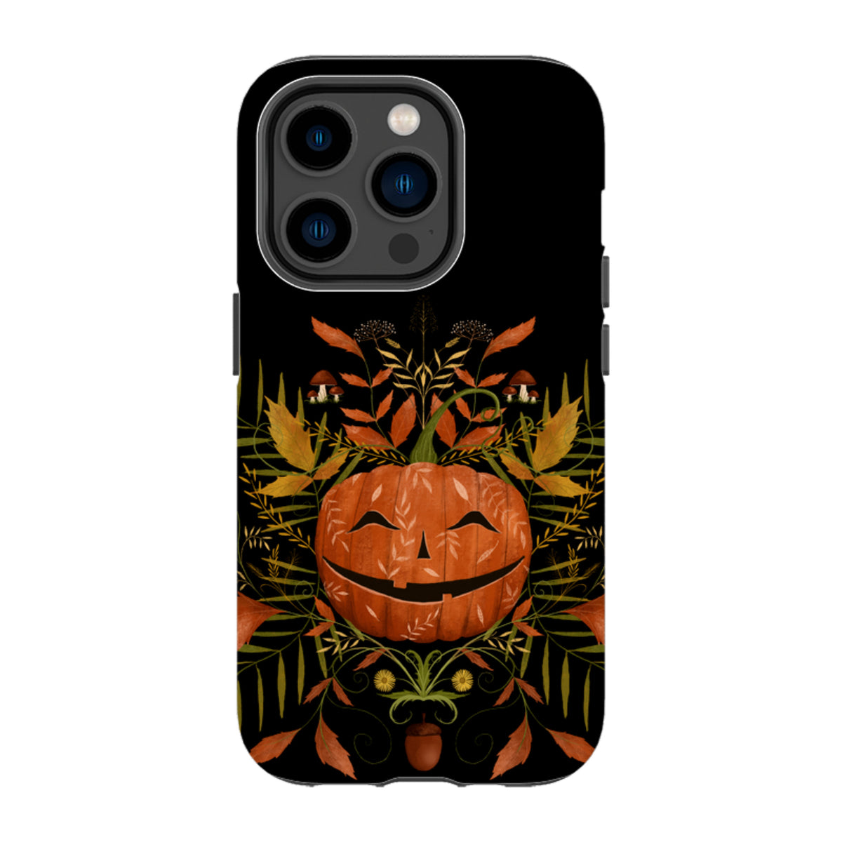 iPhone Tough Case - Happy Pumpkin By Maja Lindberg