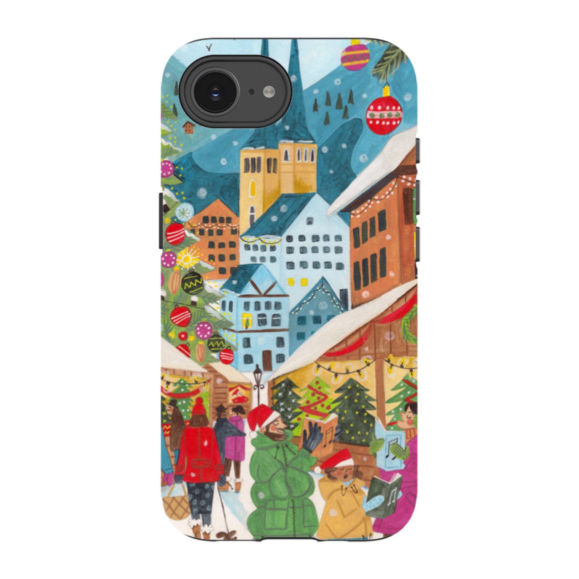 iPhone Tough Case - Christmas Market By Caroline Bonne Muller