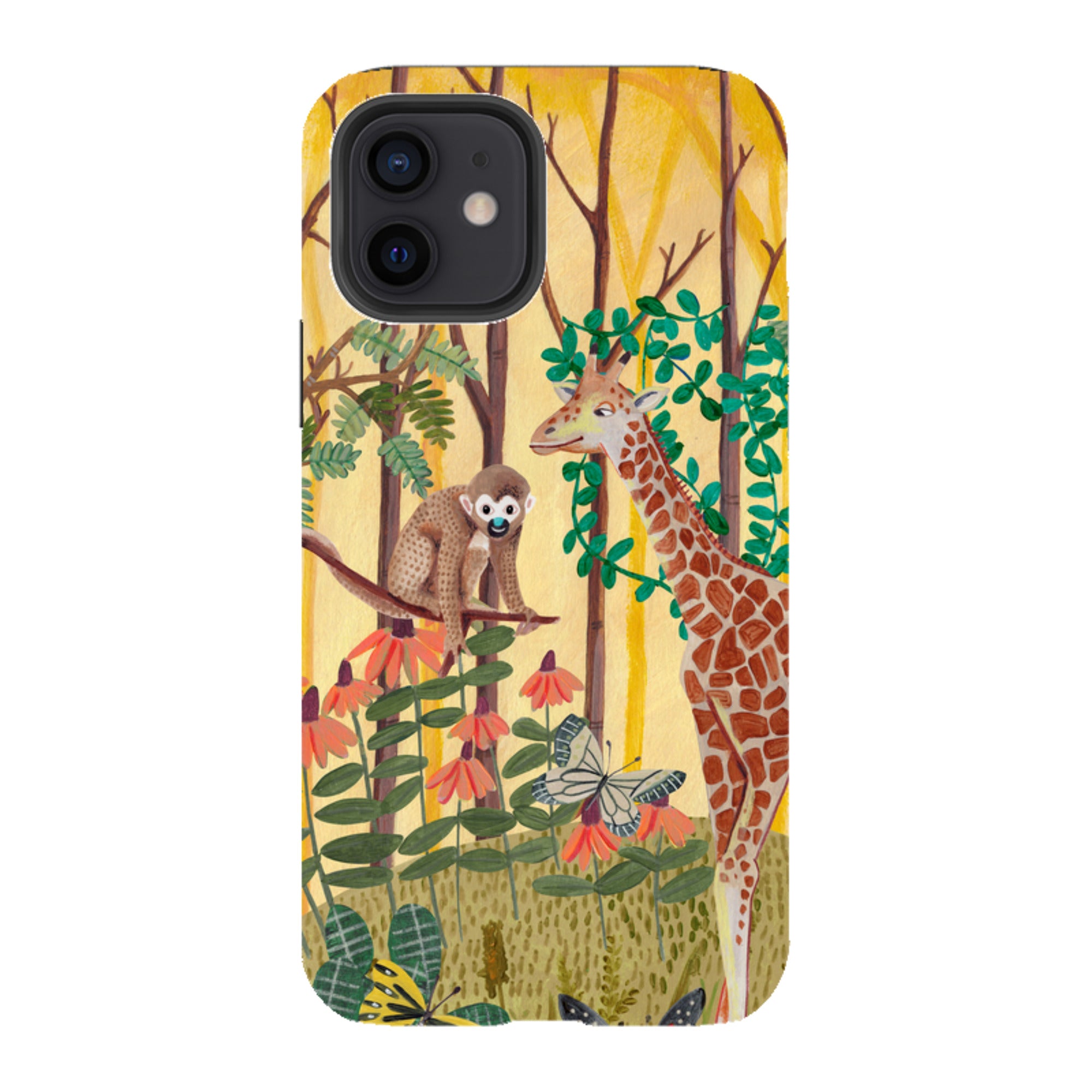 iPhone Tough Case - Giraffe By Caroline Bonne Muller