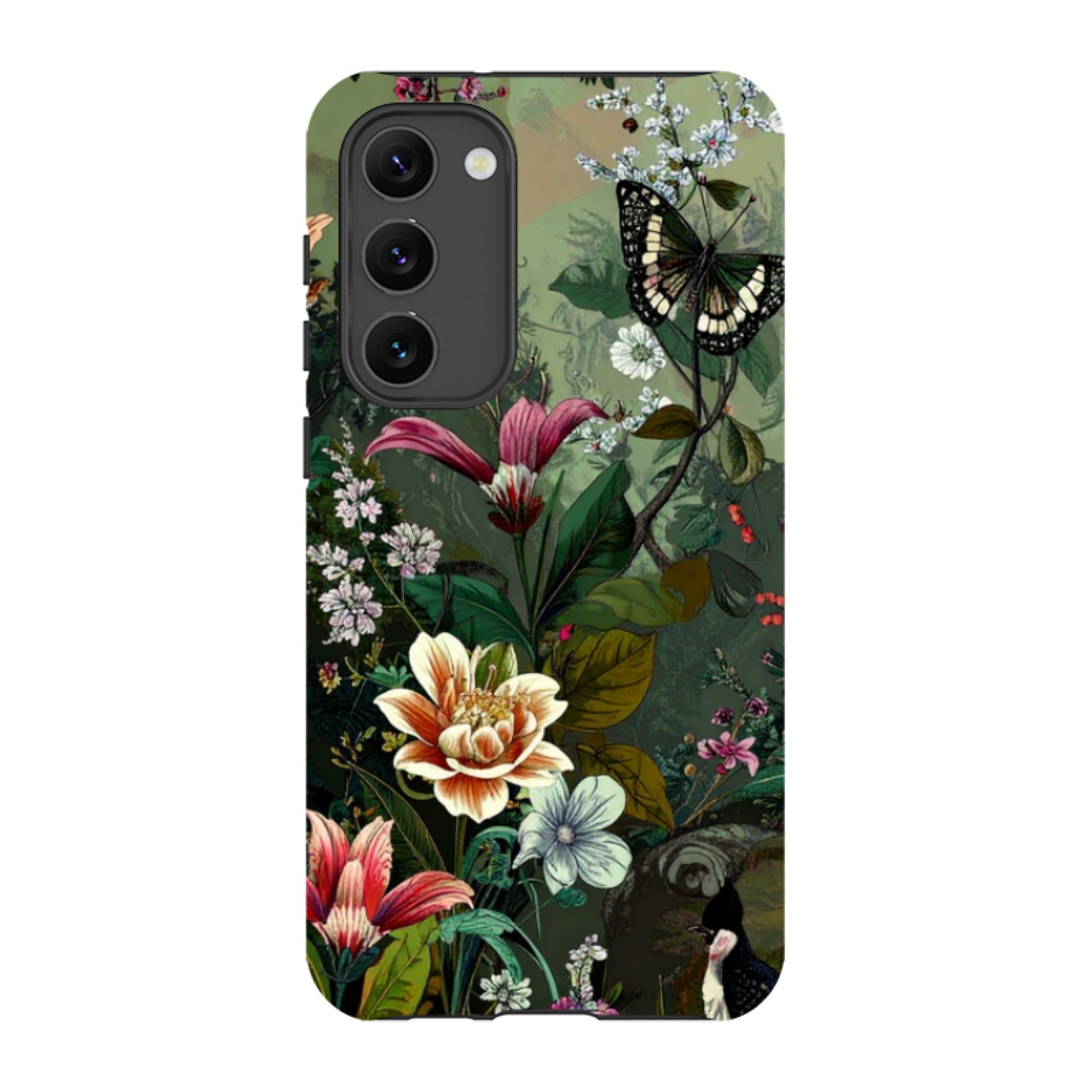 Samsung Tough Case - Green Vyne Butterfly