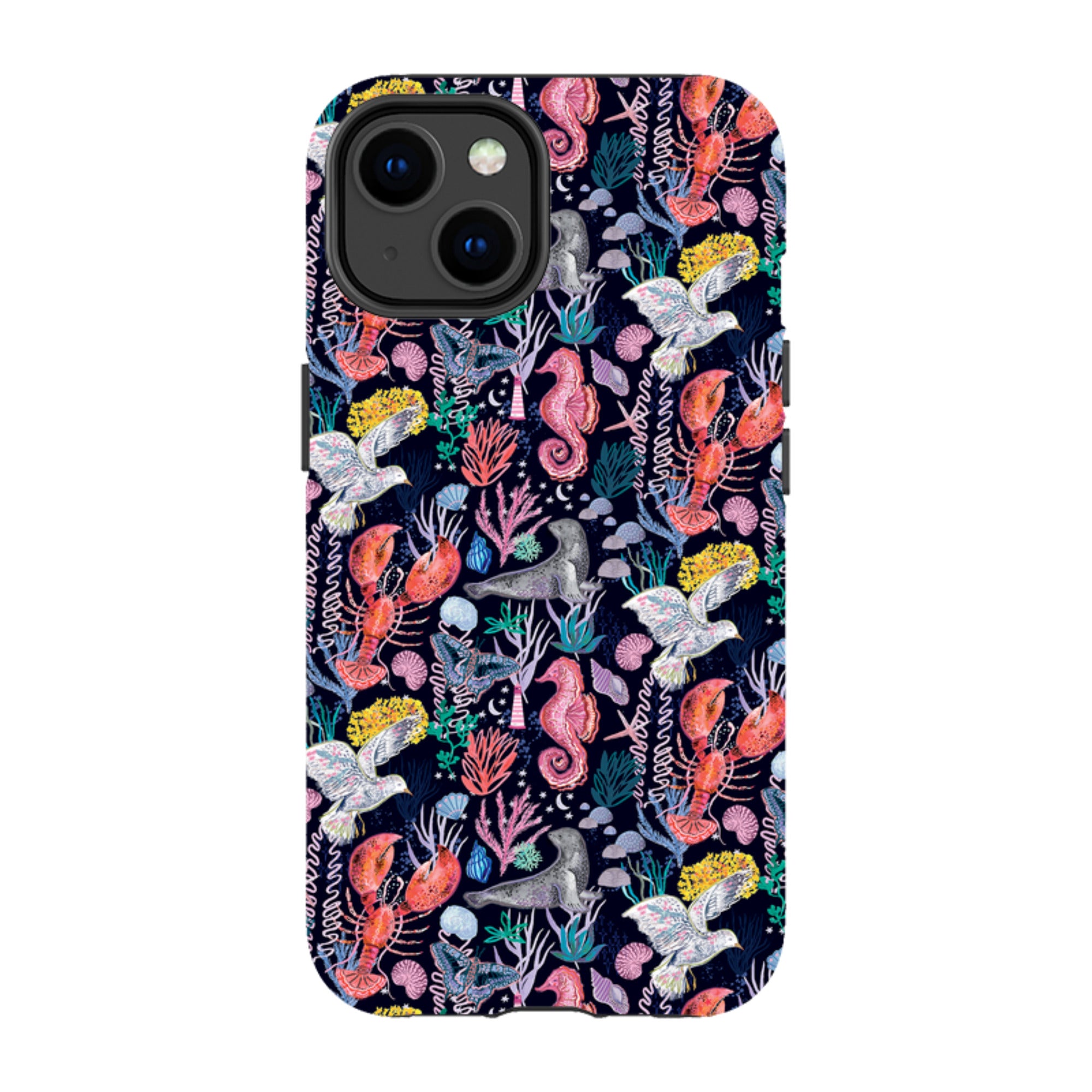 iPhone MagSafe Tough Case - Coastline Pattern A By Emma Frances Grant