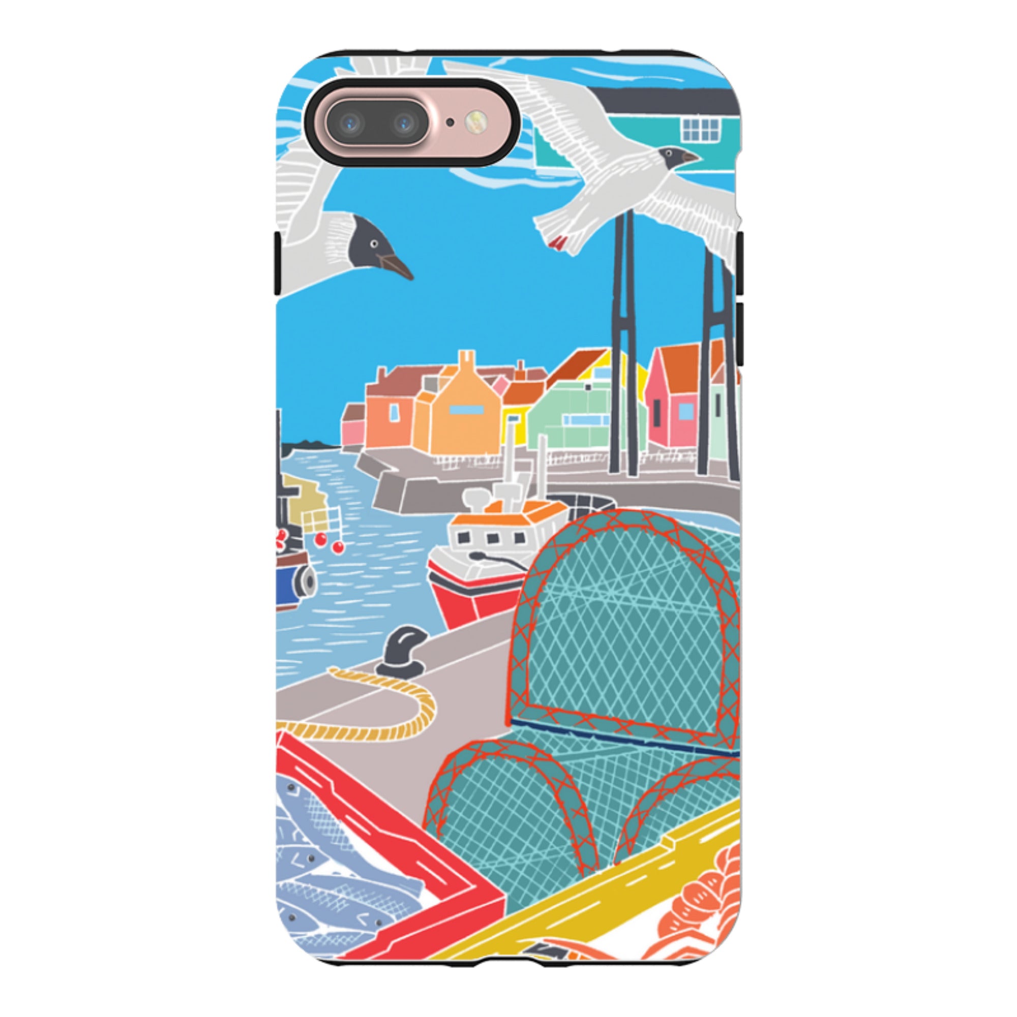 iPhone Tough Case - Bright Houses By Kate Heiss
