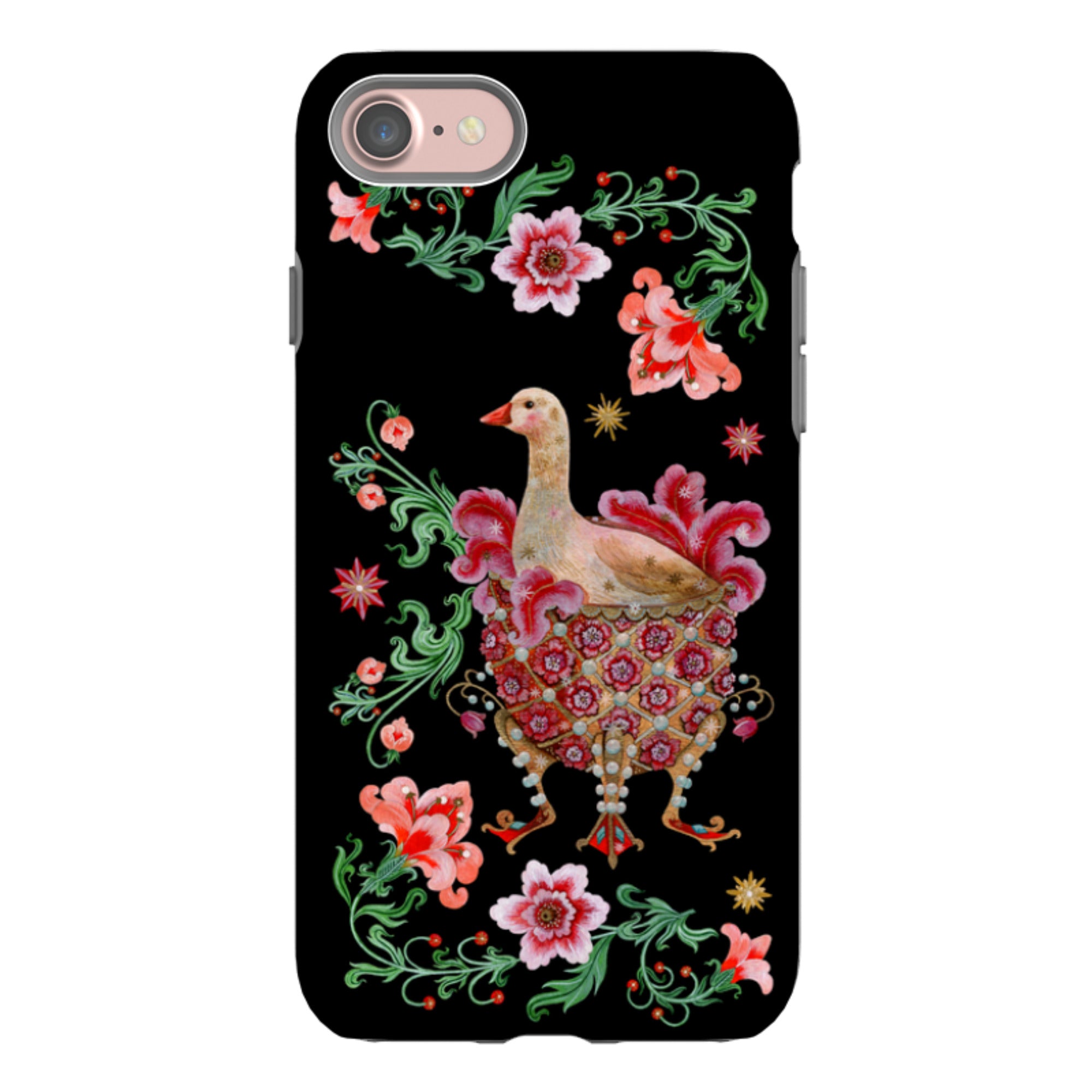 iPhone Tough  Case - Six Geese A Laying By Maria Matos