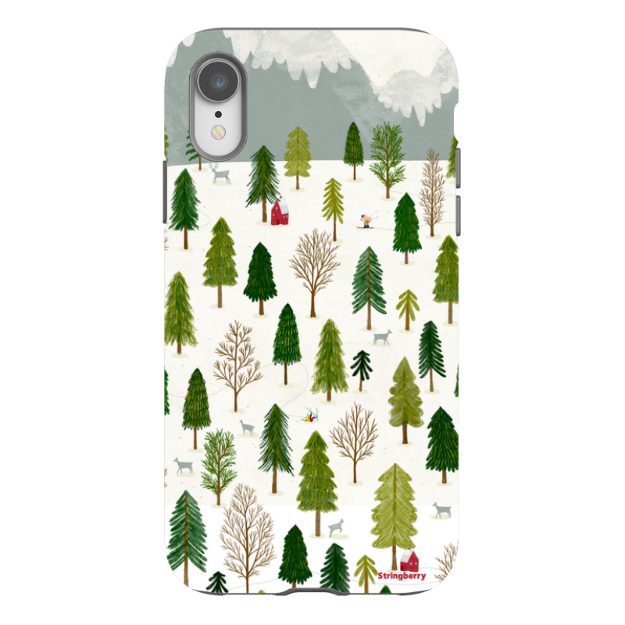 iPhone Tough Case - Winter Landscape III By Katherine Quinn