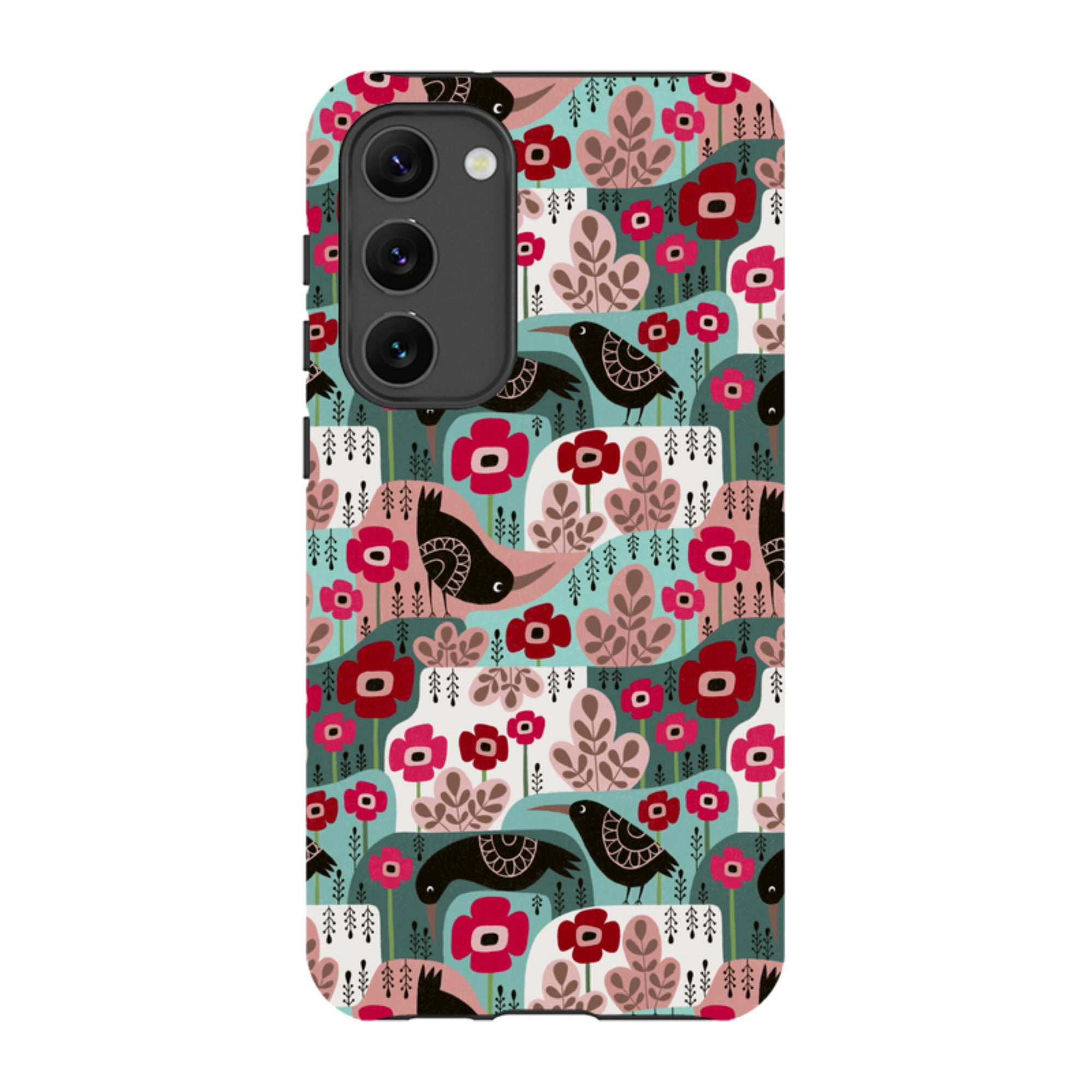 Samsung Tough Case - Poppies And Crow By Suzy Taylor