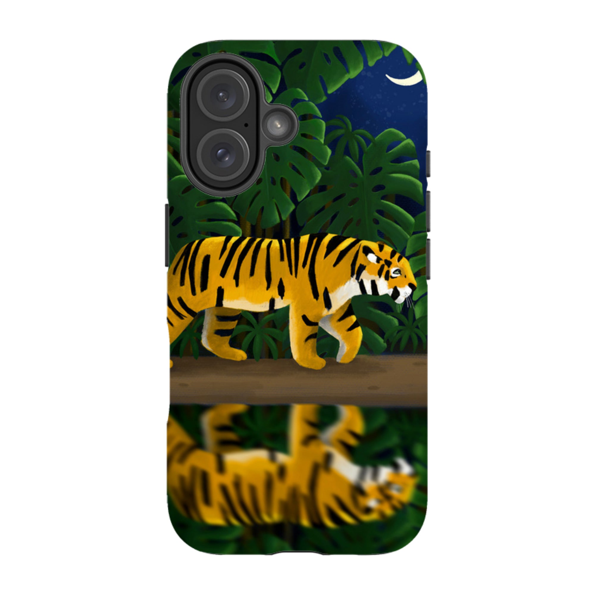 iPhone MagSafe Tough Case - Tiger Night By Bex Parkin