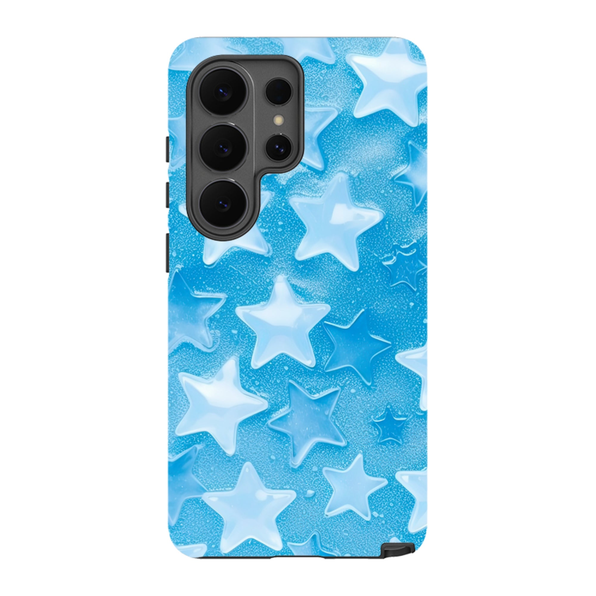 Samsung Tough Case - Blue Stars I  (Case Does Not Glitter)