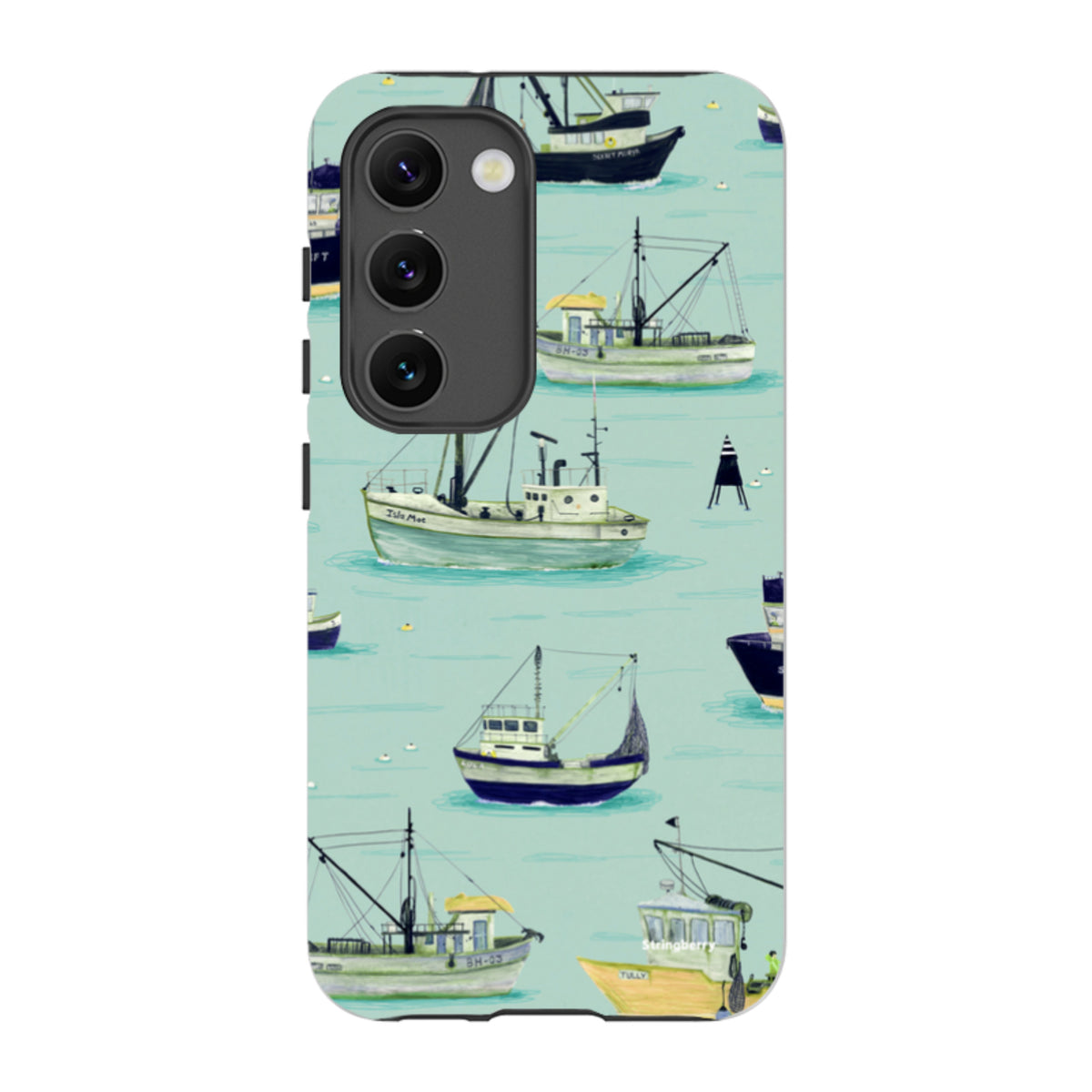 Samsung Tough Case - Fishing Boats Blue By Katherine Quinn