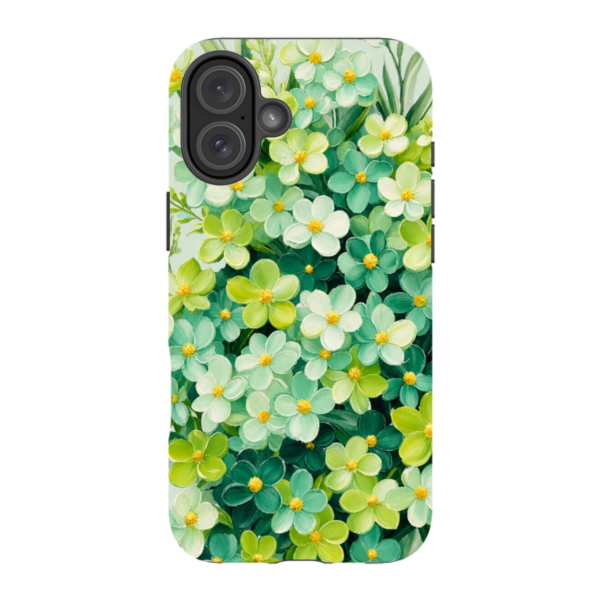 iPhone MagSafe Tough Case - Sage Wildflower Floral