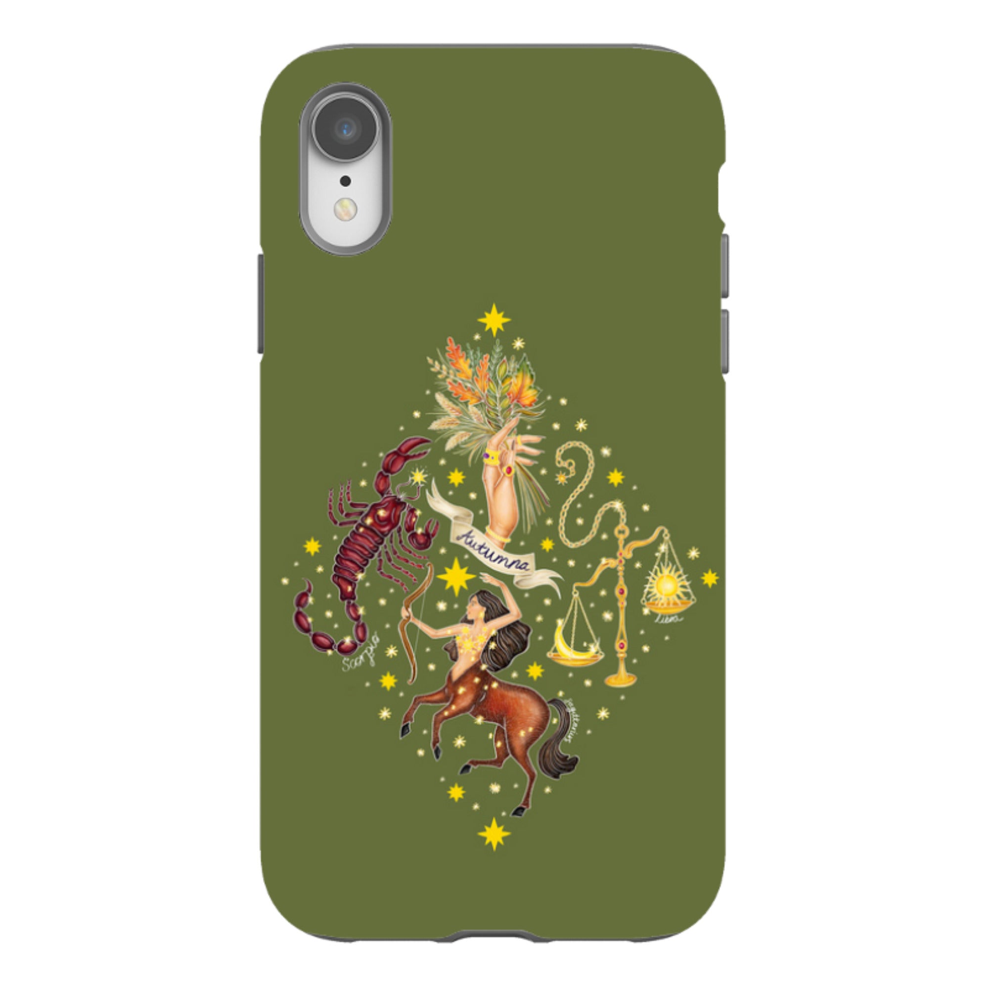 iPhone Tough Case - Autumn Zodiac By Catherine Rowe