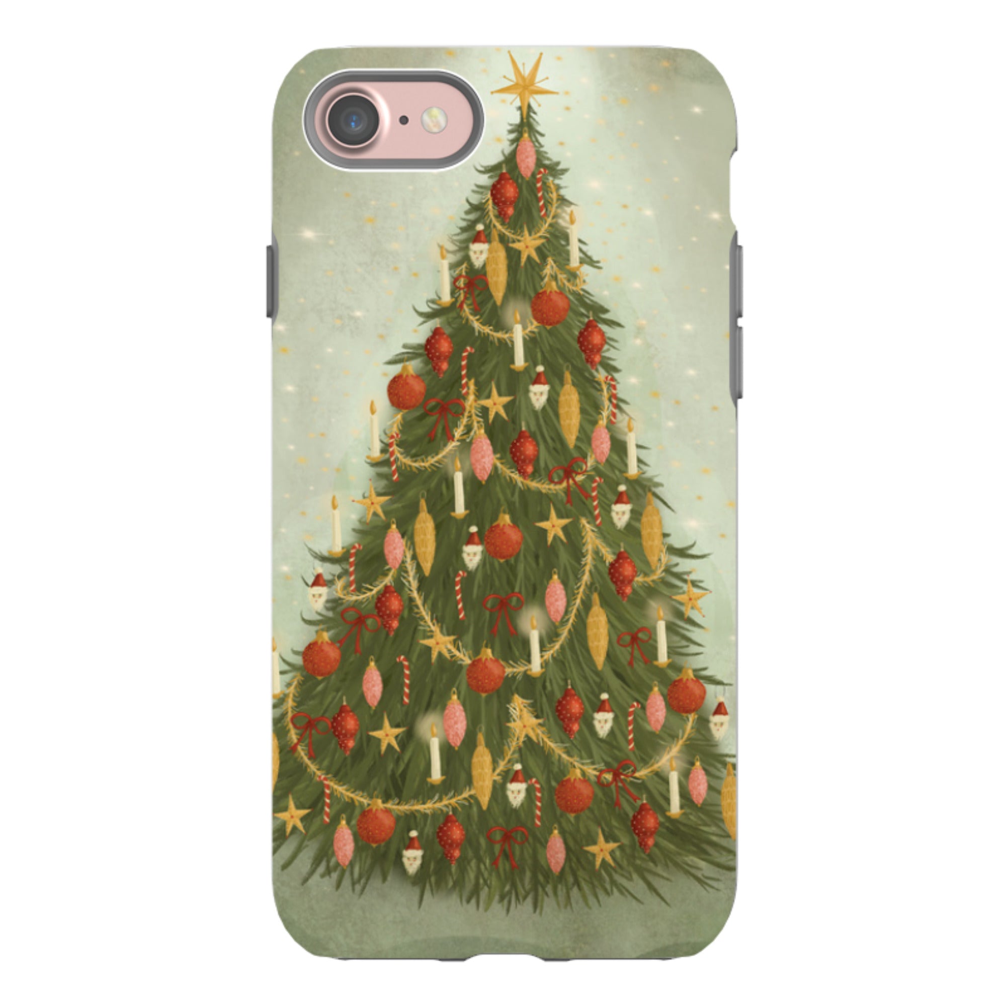 iPhone Tough Case - Christmas Tree By Maja Lindberg