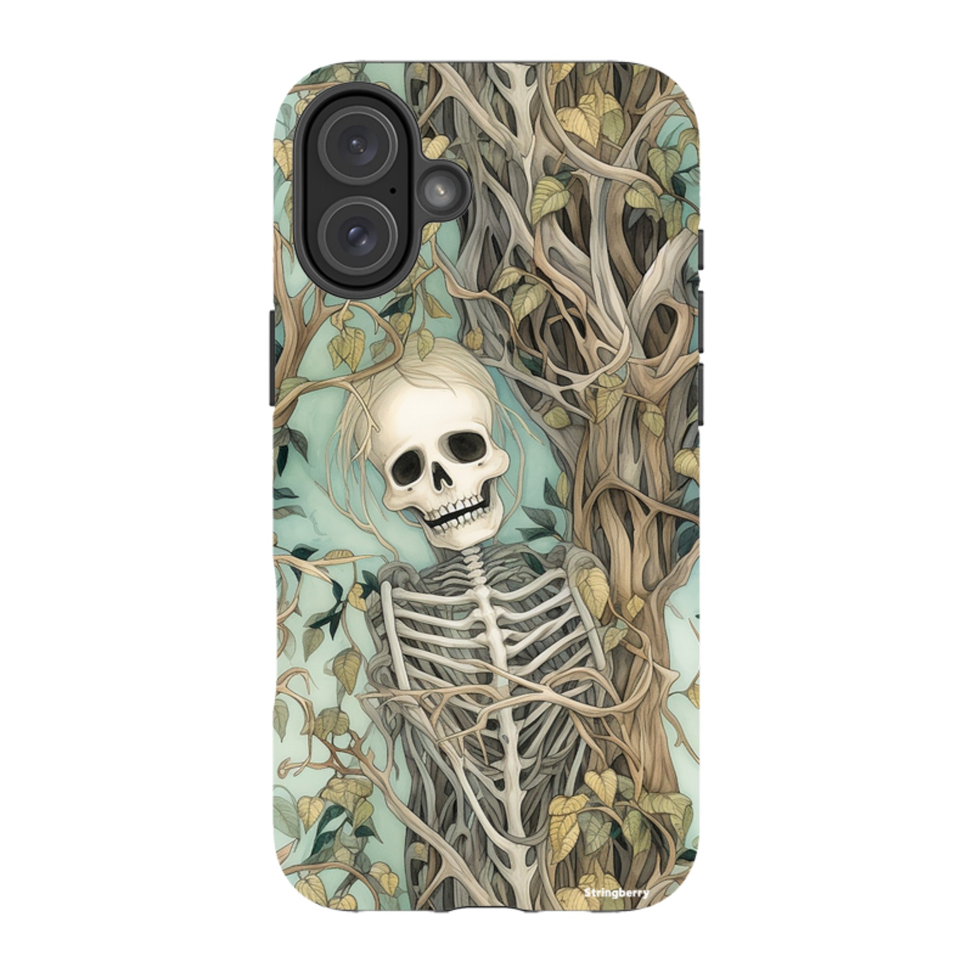 iPhone MagSafe Tough Case - Skeletal Floral