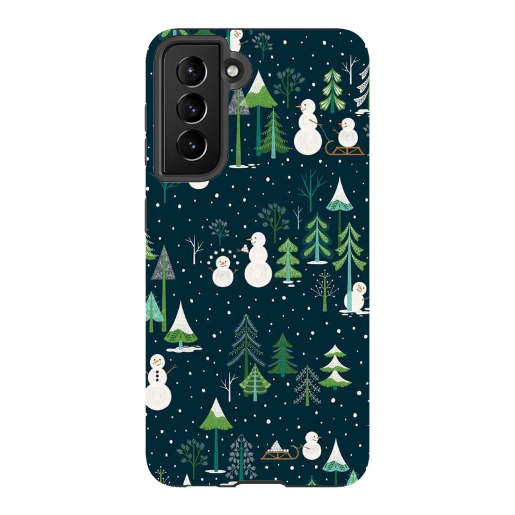 Samsung Tough Case - Snowman Playground By Jenny Zemanek
