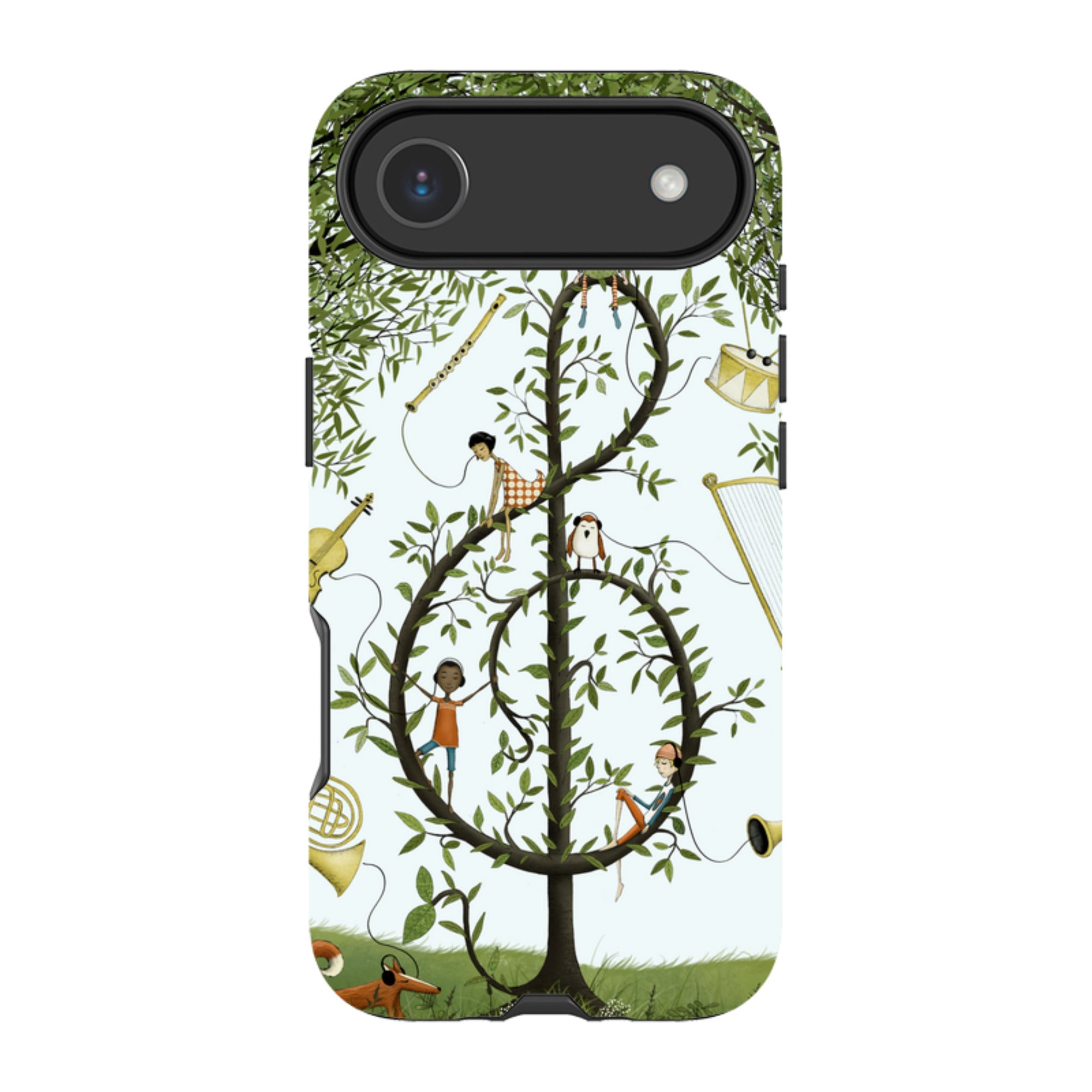 iPhone Tough Case - Music Tree By Maja Lindberg