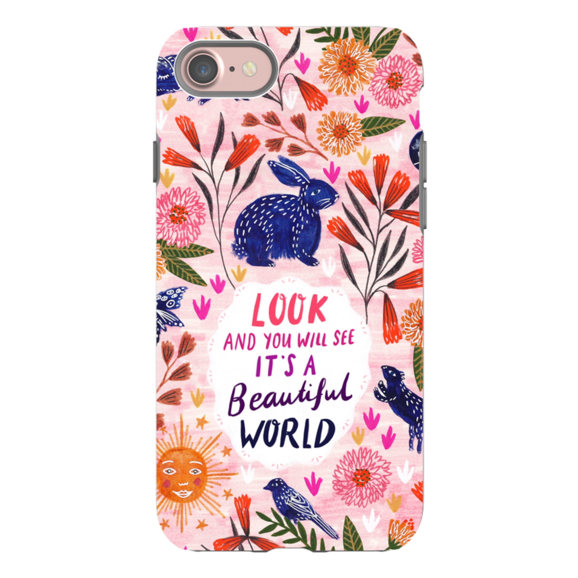 iPhone Tough Case - Beautiful World By Lee Foster Wilson