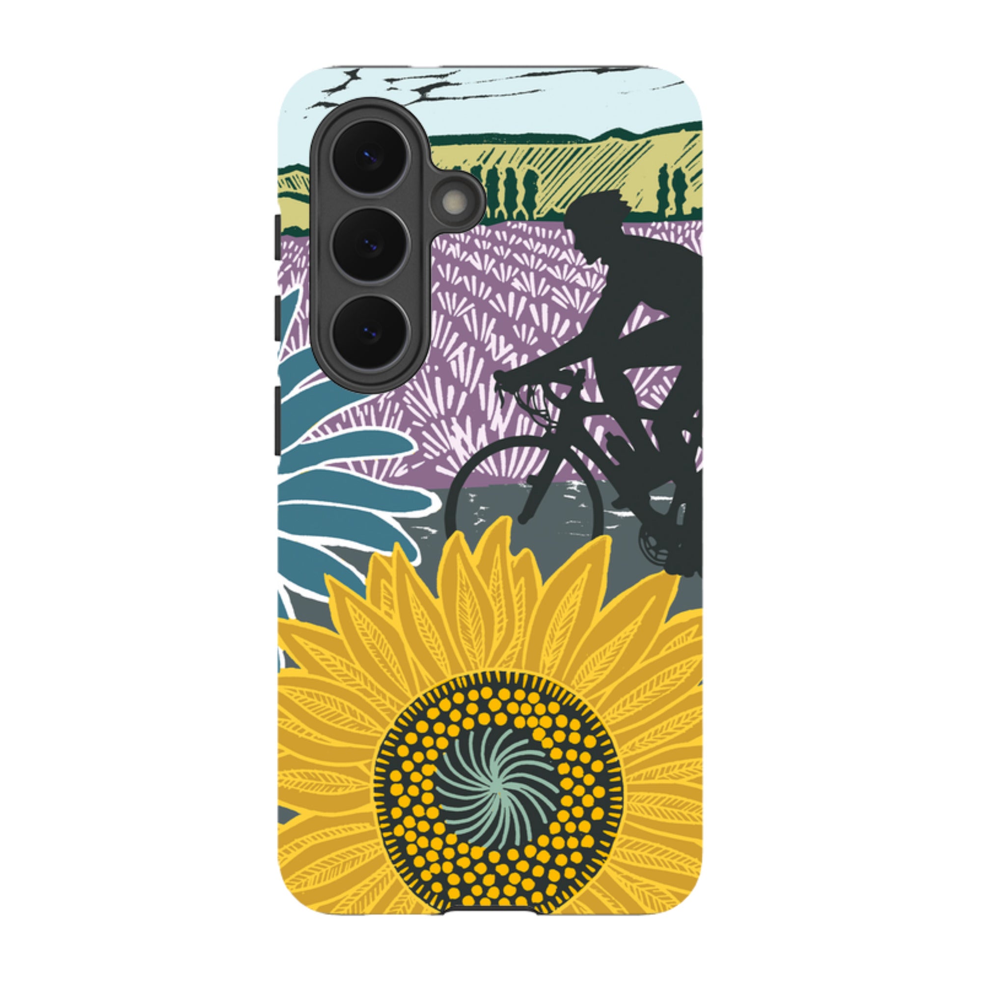 Samsung Tough Case - Bike and Sunflowers By Kate Heiss