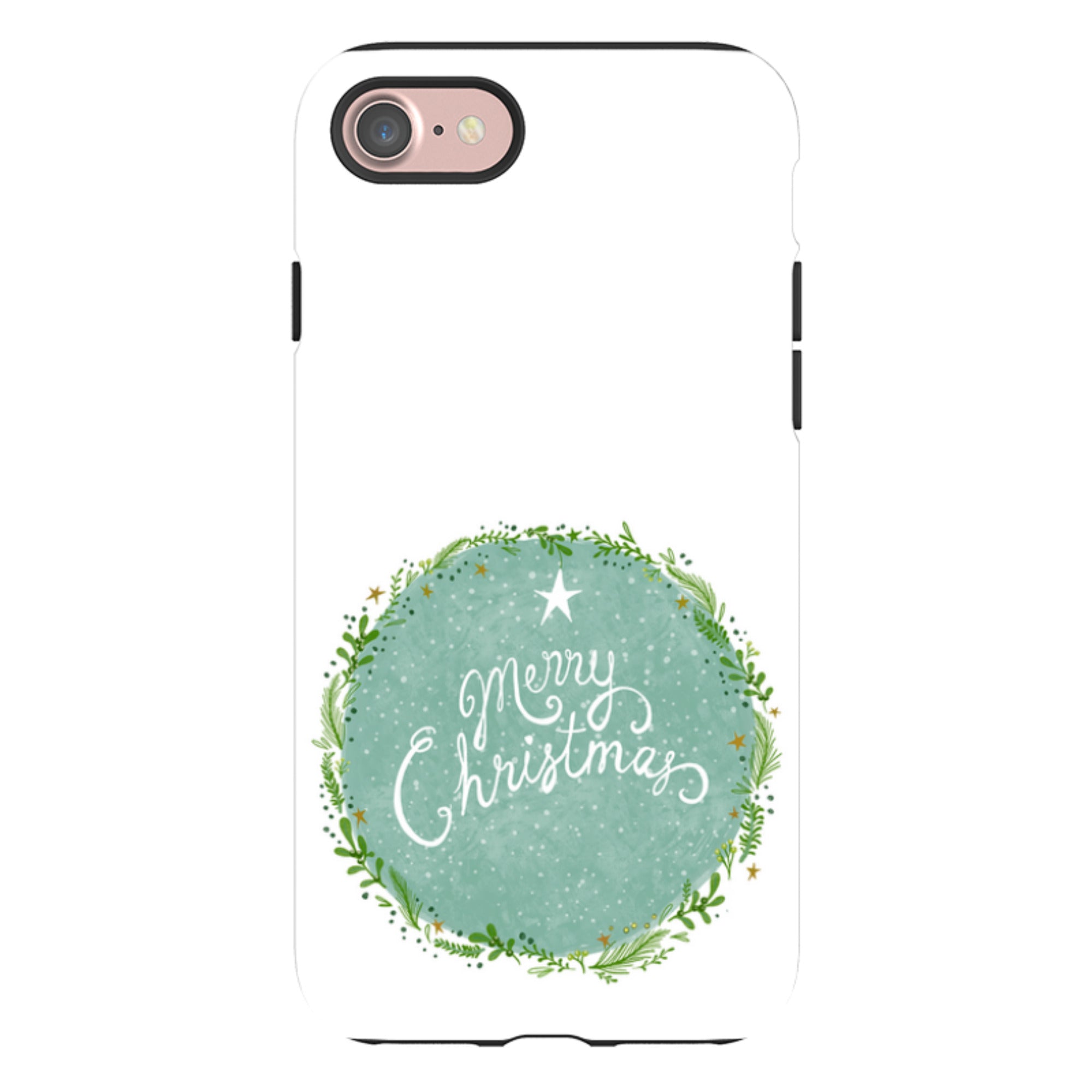 iPhone Tough Case - Merry Christmas By Katherine Quinn