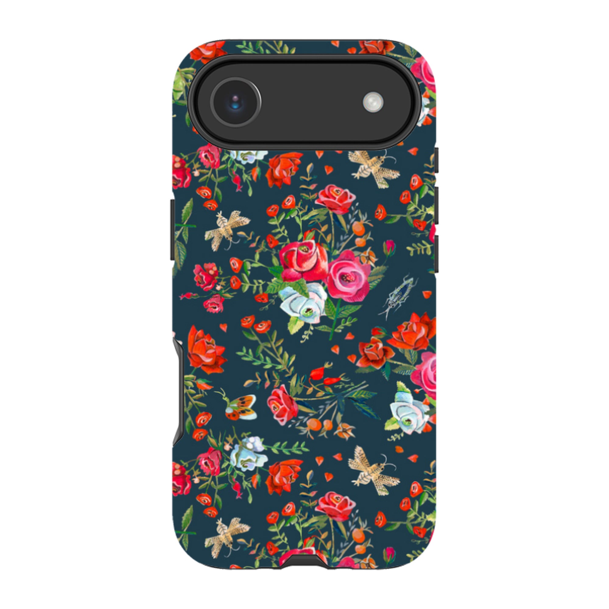 iPhone Tough Case - Blue Roses By Caroline Bonne Muller