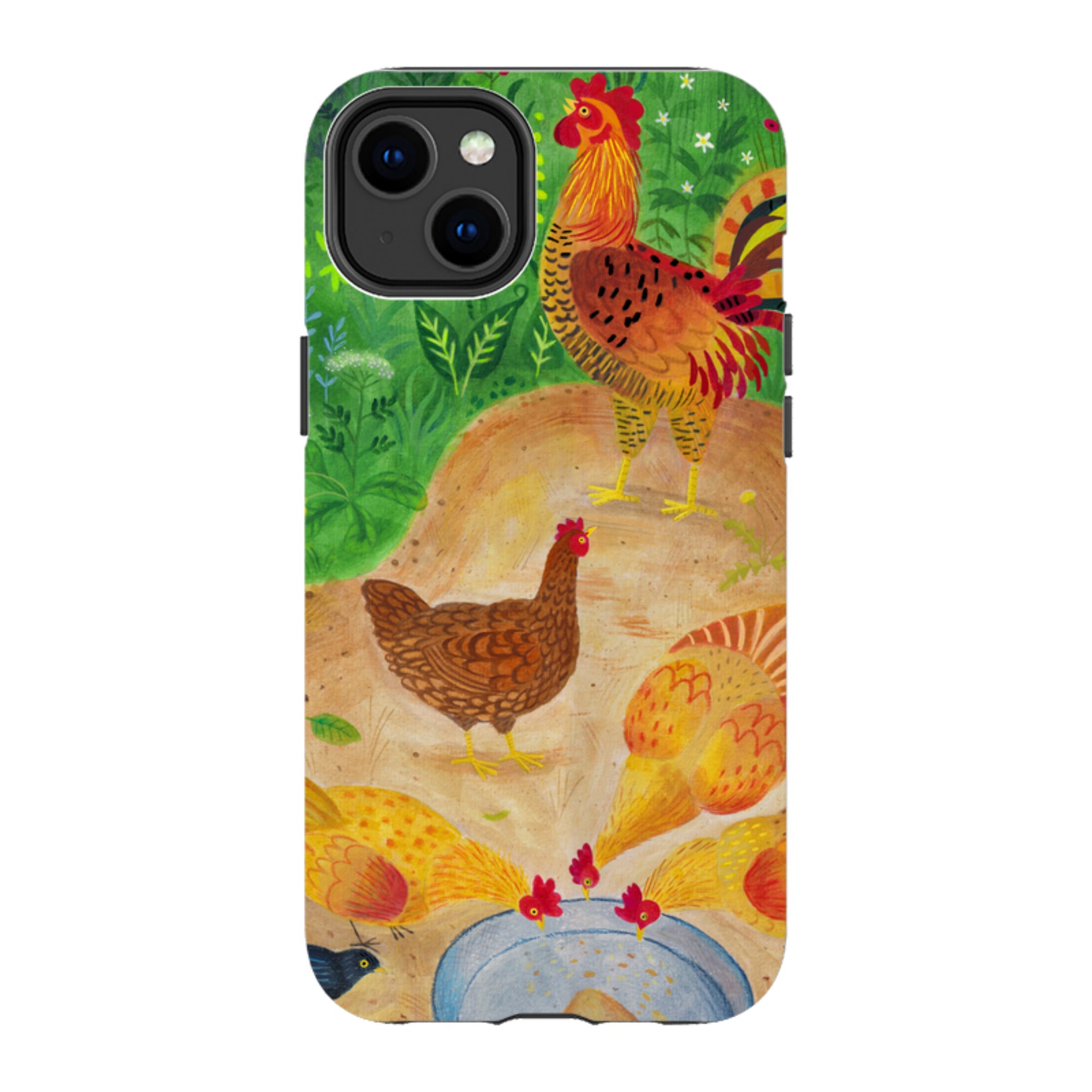 iPhone MagSafe Tough Case - Chickens By Bex Parkin