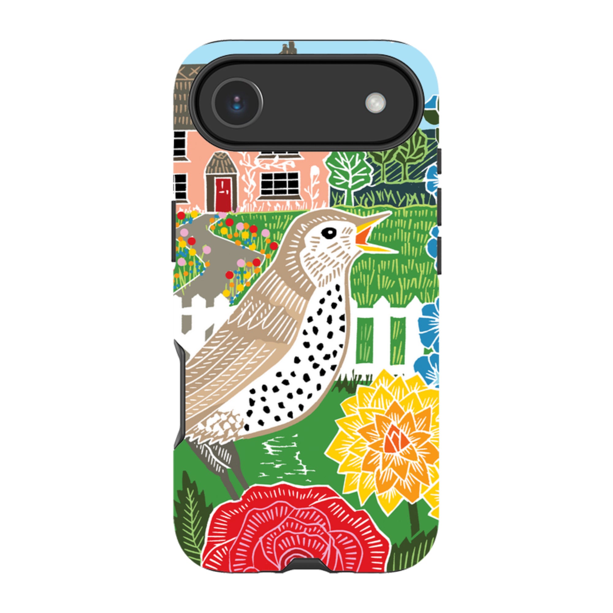 iPhone Tough Case - Cottage Garden By Kate Heiss