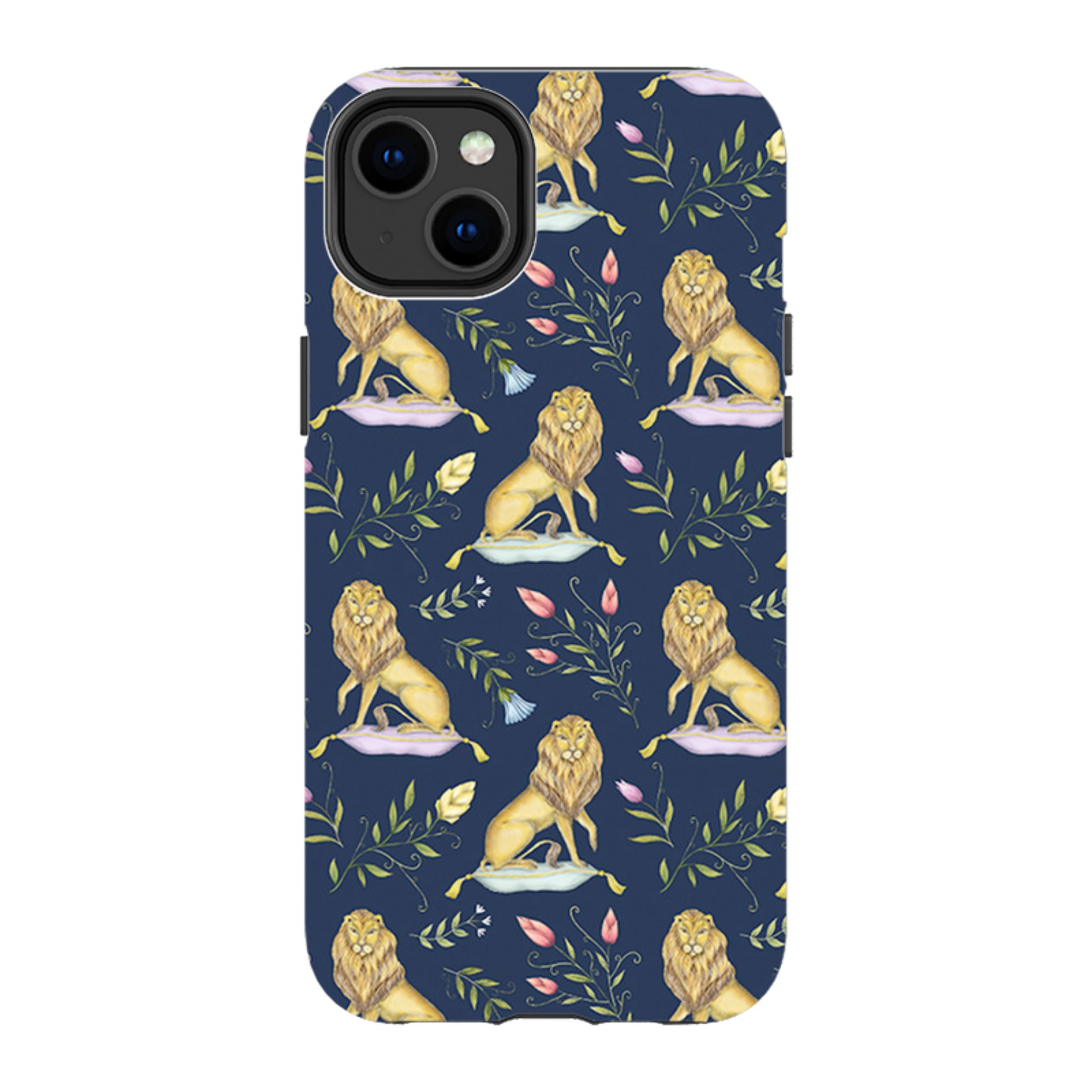 iPhone Tough Case - Leo Et Flores Navy By Catherine Rowe