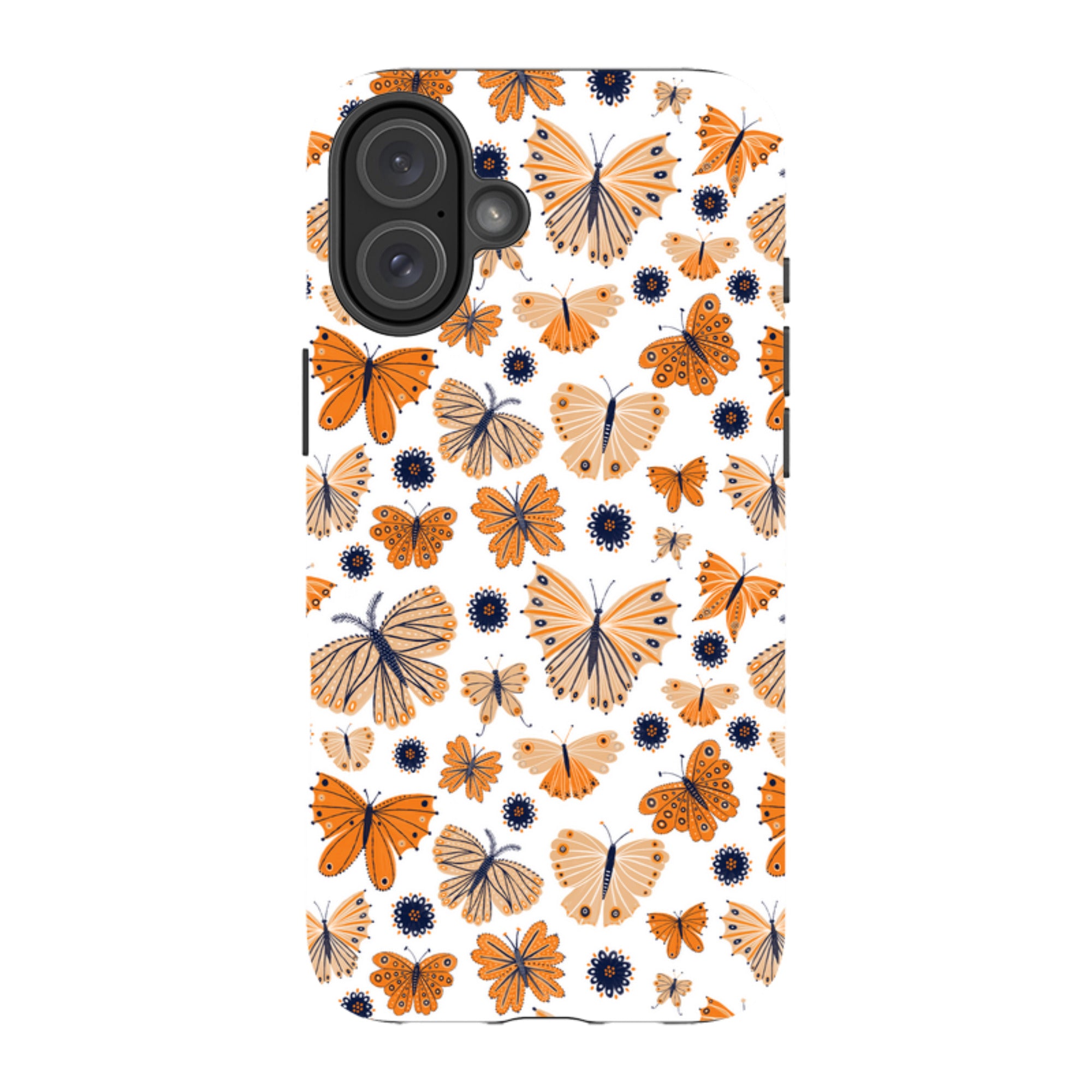 iPhone Tough Case - Butterfly Patterns By Lee Foster Wilson