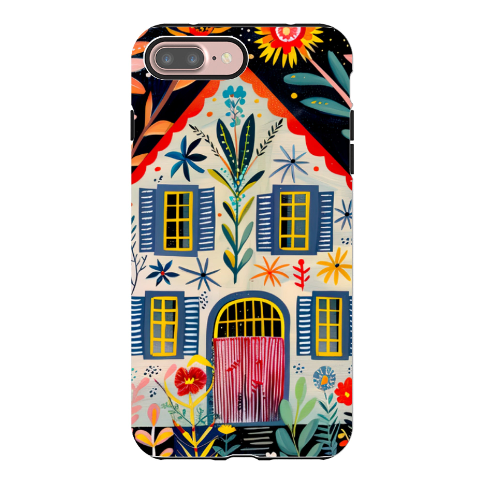 iPhone Case - Folk Art House X