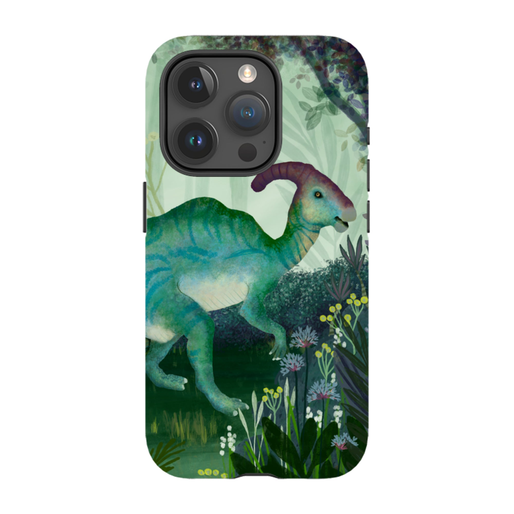 iPhone MagSafe Tough Case - Dino Park III By Katherine Quinn