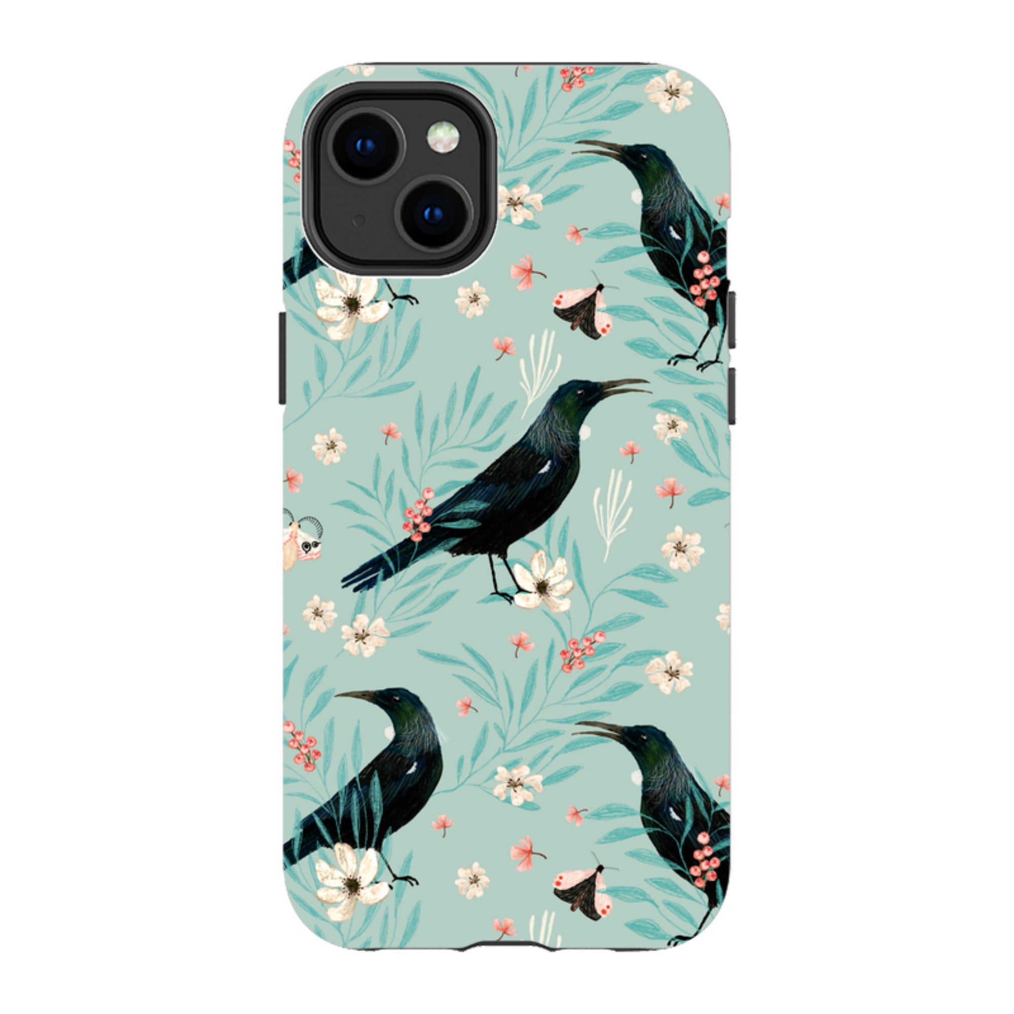 iPhone Tough Case - Tui Light Blue By Katherine Quinn