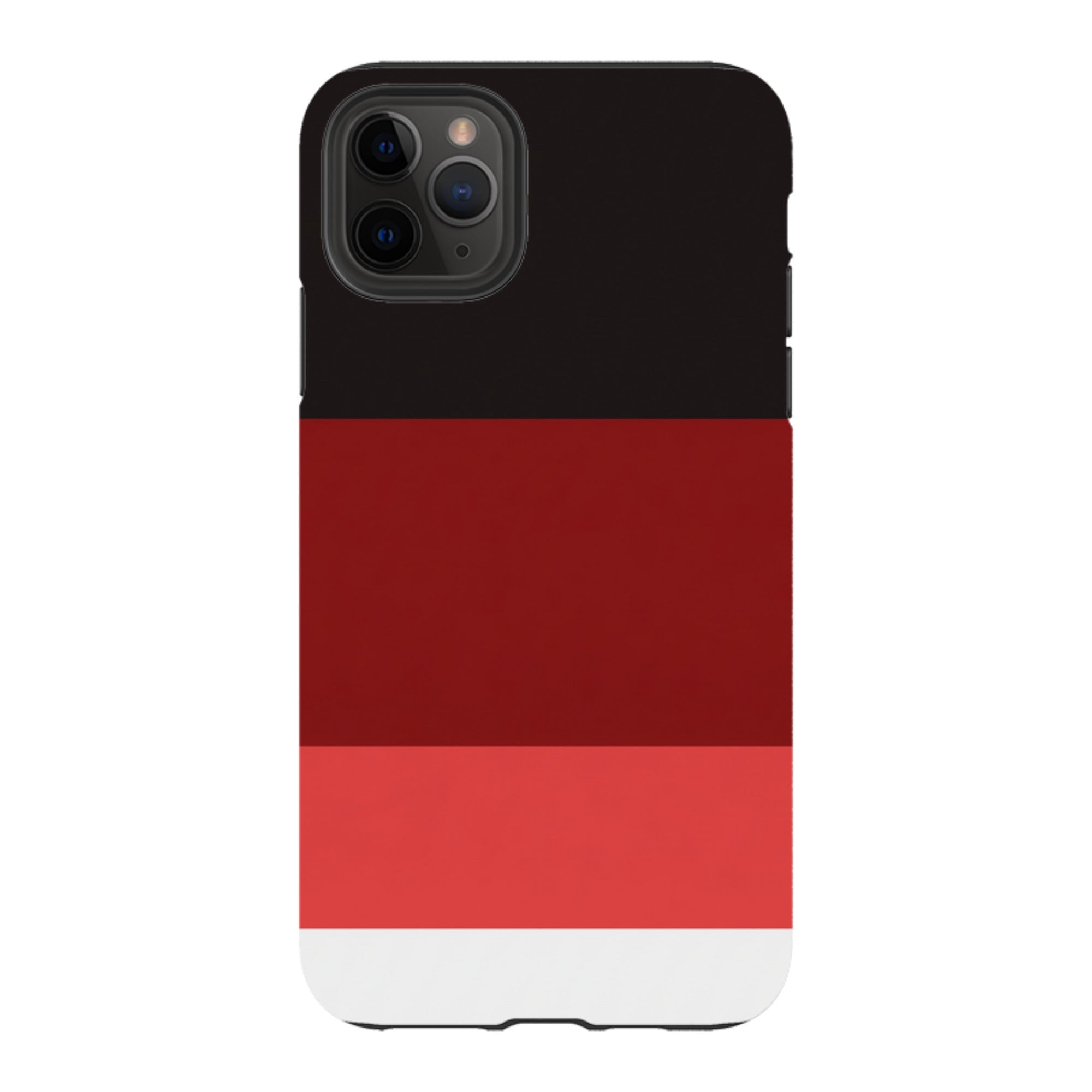 iPhone Tough Case - Crimson and Black Gradient