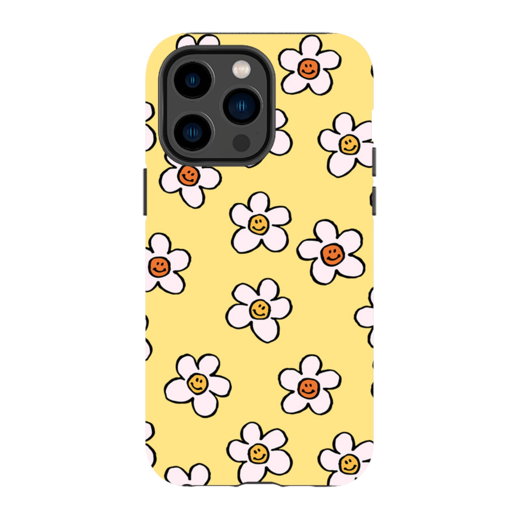 iPhone Tough Case - Smiley Mellow Yellow
