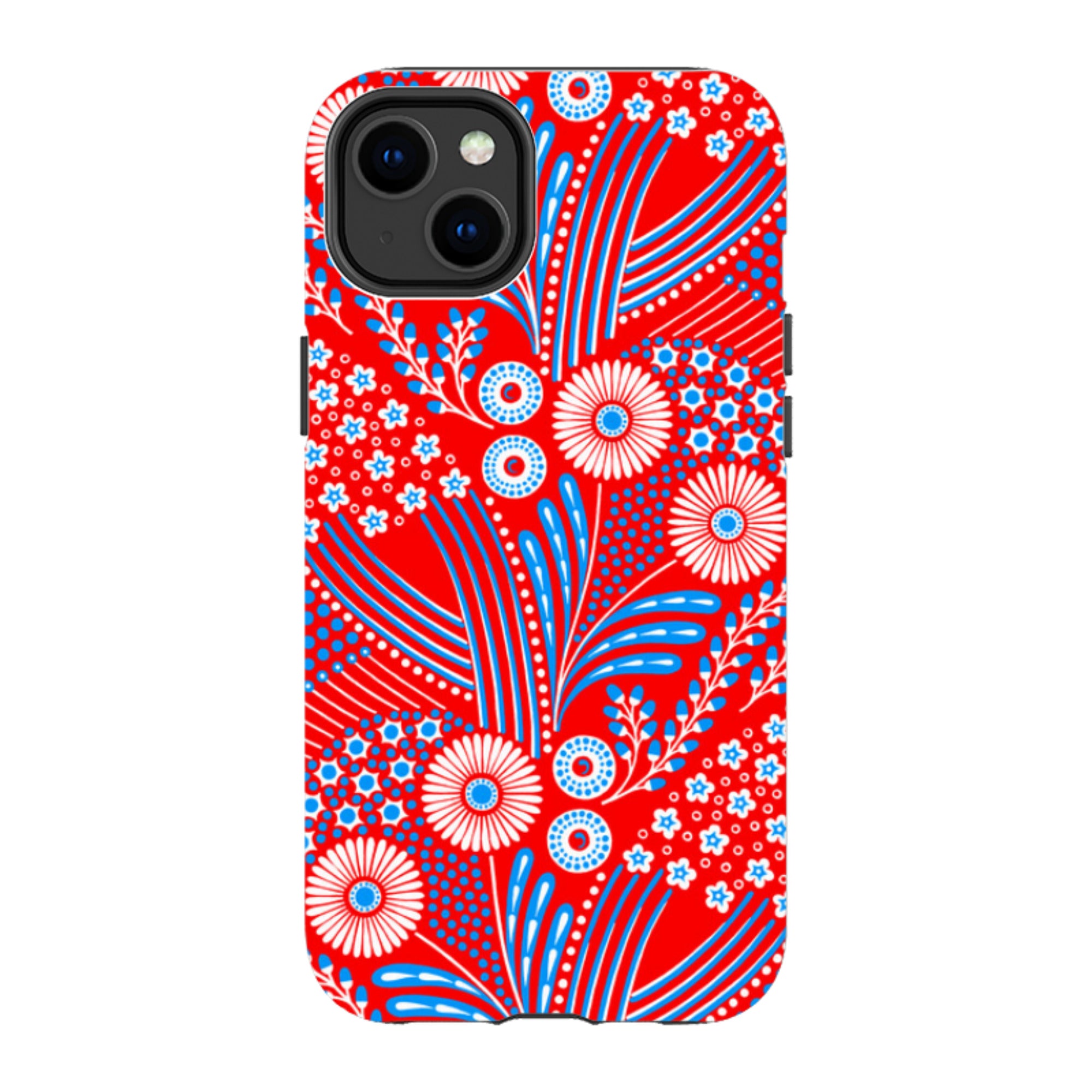 iPhone Tough Case - Red Bouquet By Cressida Bell