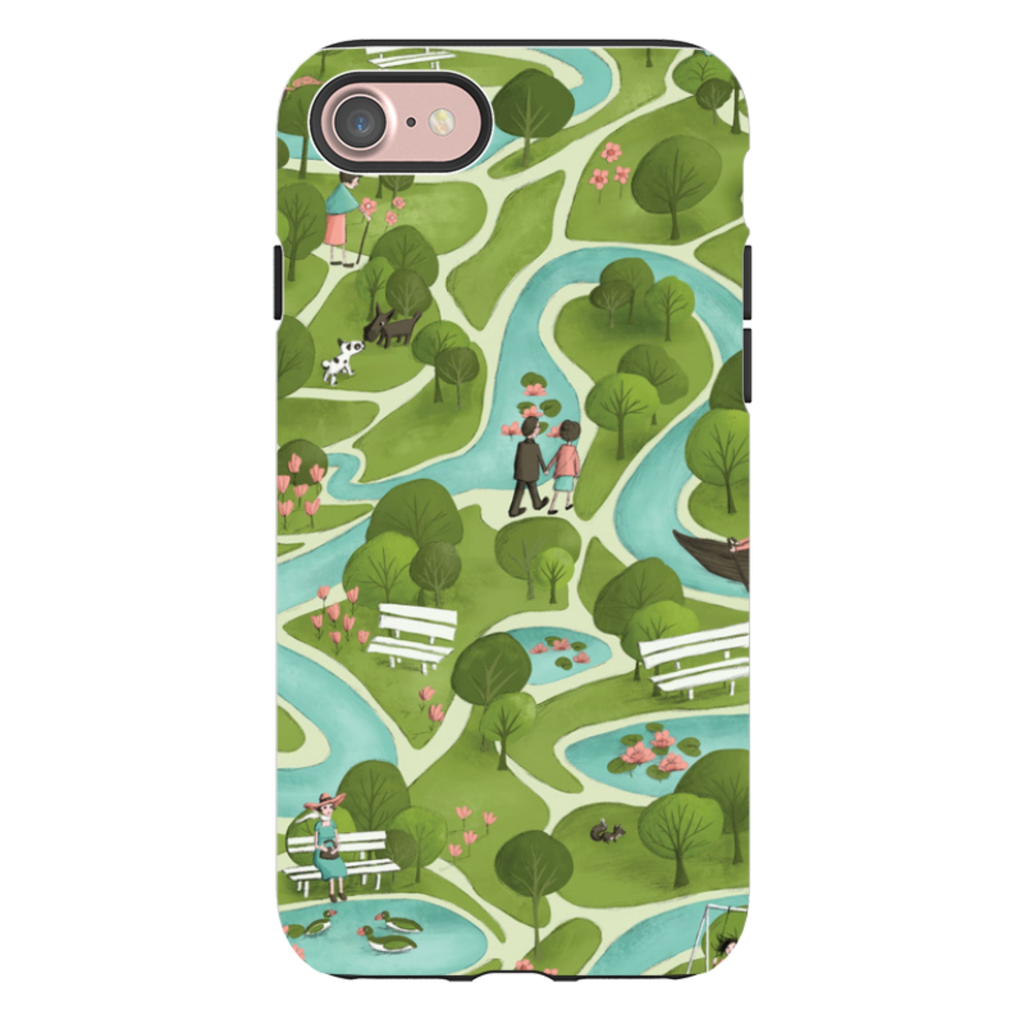 iPhone Tough Case - In the Park By Maja Lindberg