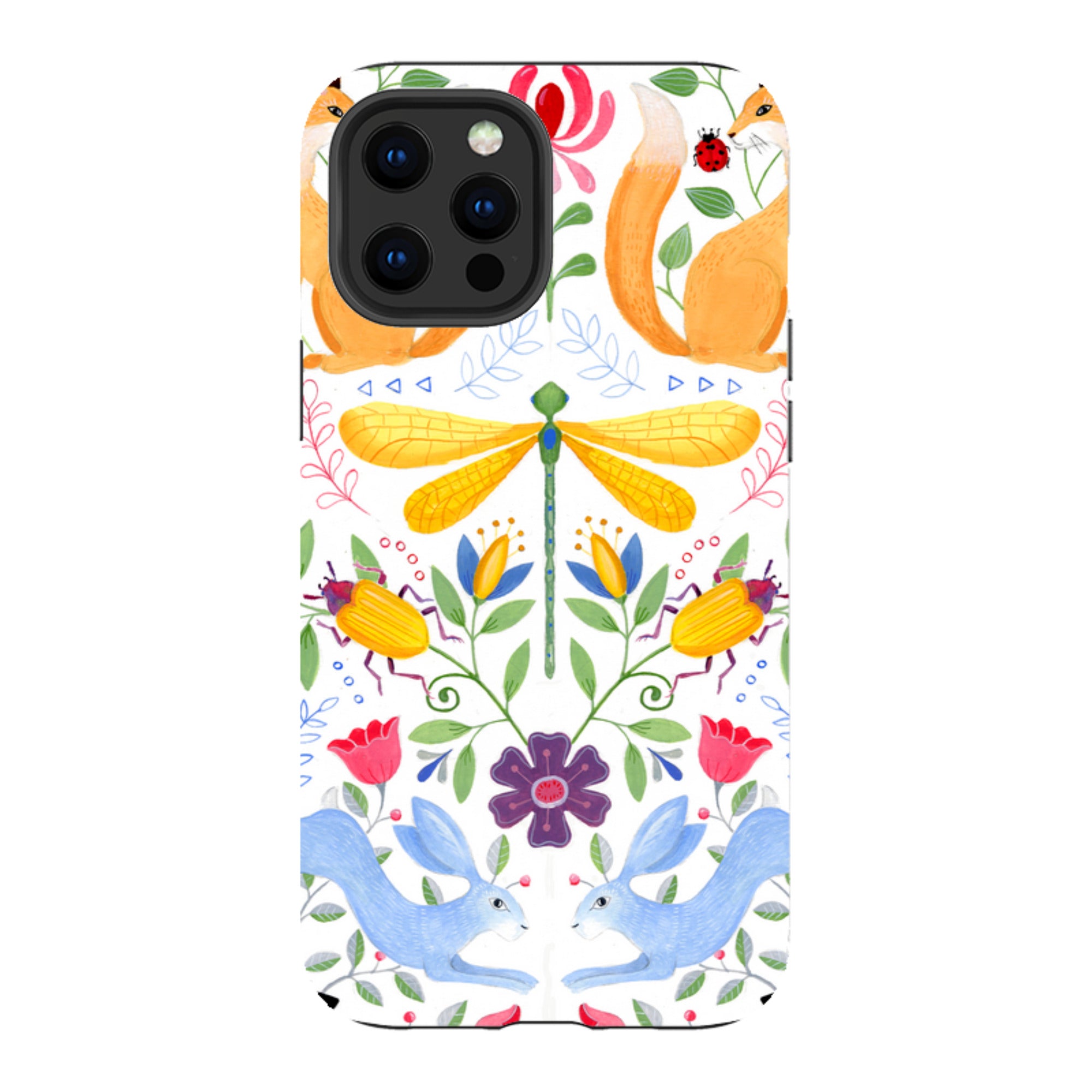 iPhone Tough Case - Folk Garden By Bex Parkin