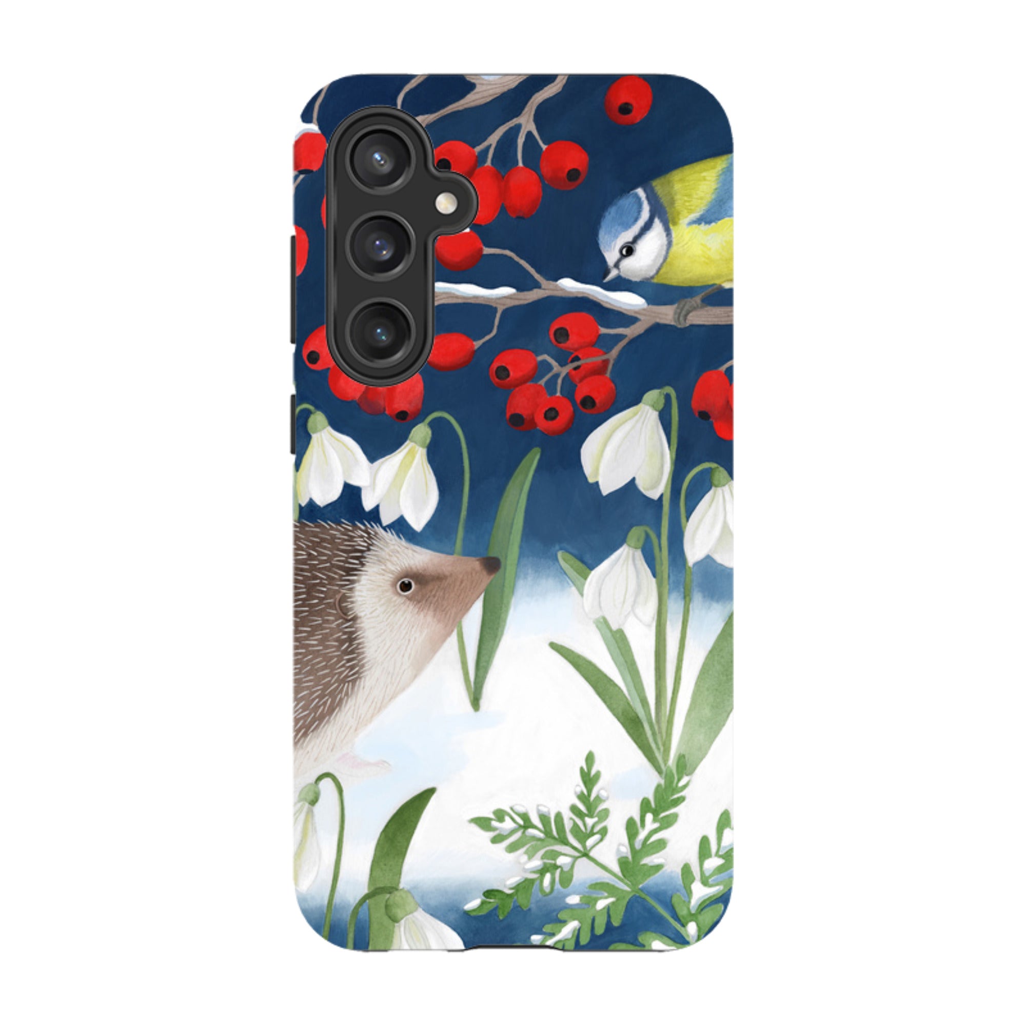 Samsung Tough Case - Blue Tit And Hedgehog By Bex Parkin