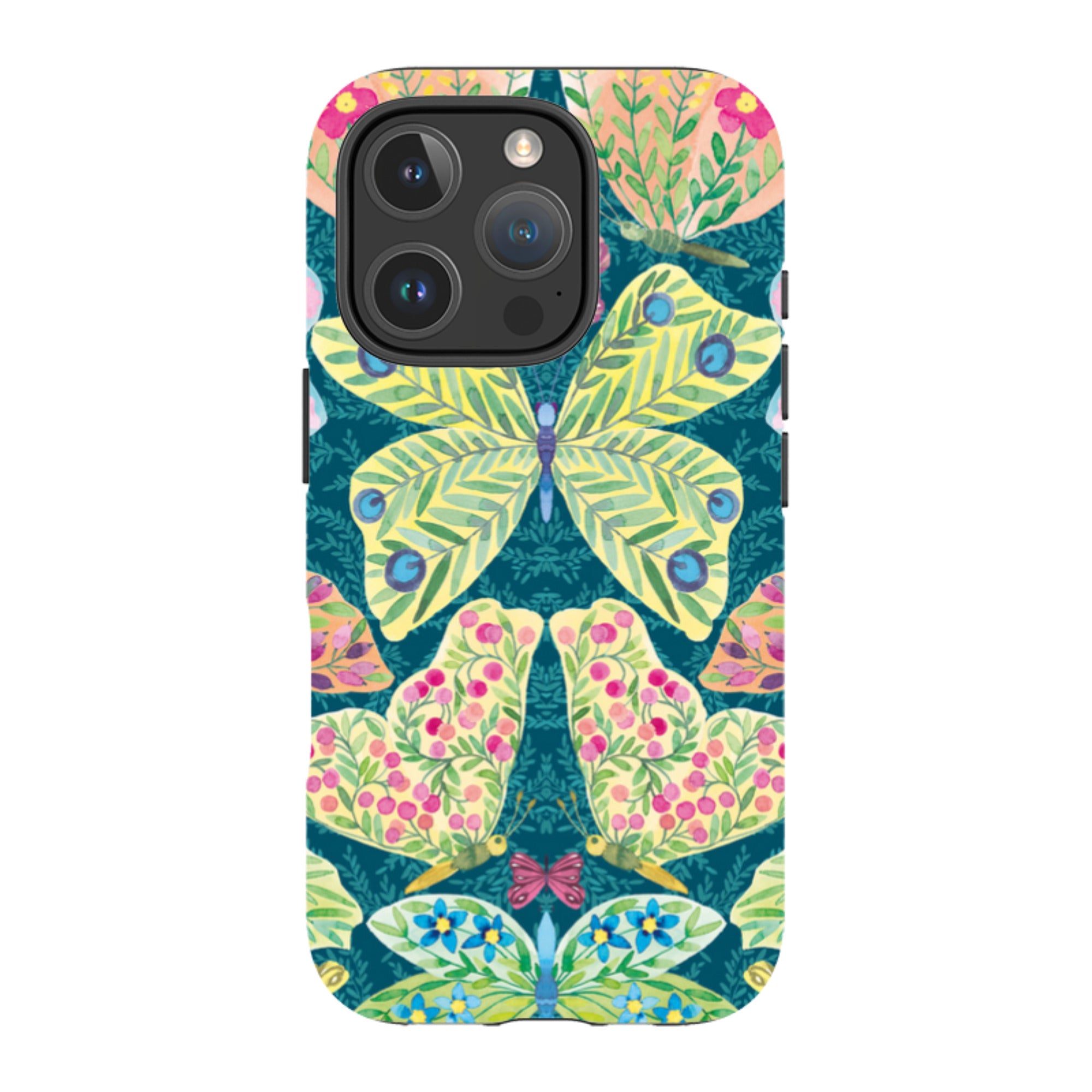 iPhone Tough Case - Butterflies By Elisabeth Haager
