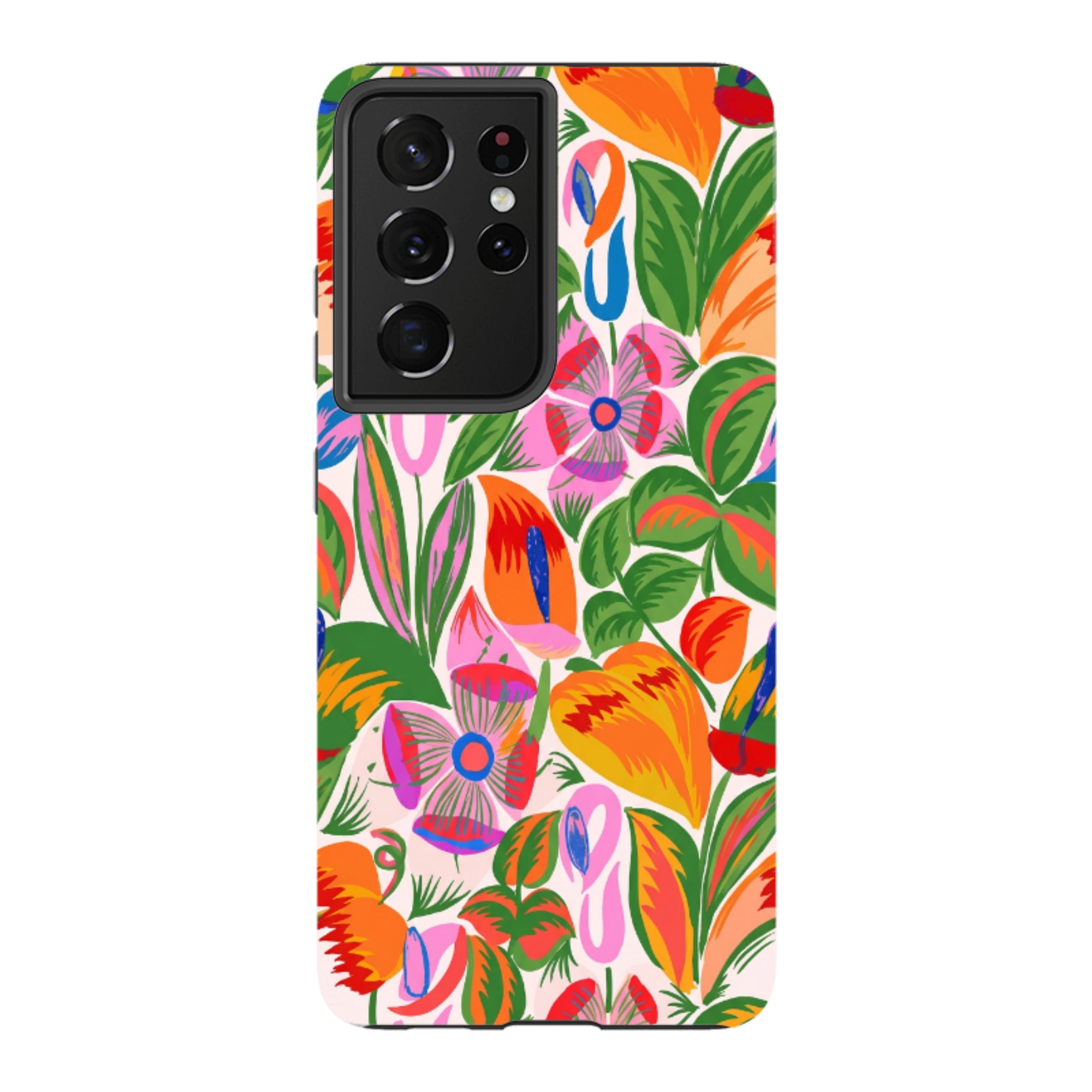 Samsung Tough Case - Vintage Tropical Floral