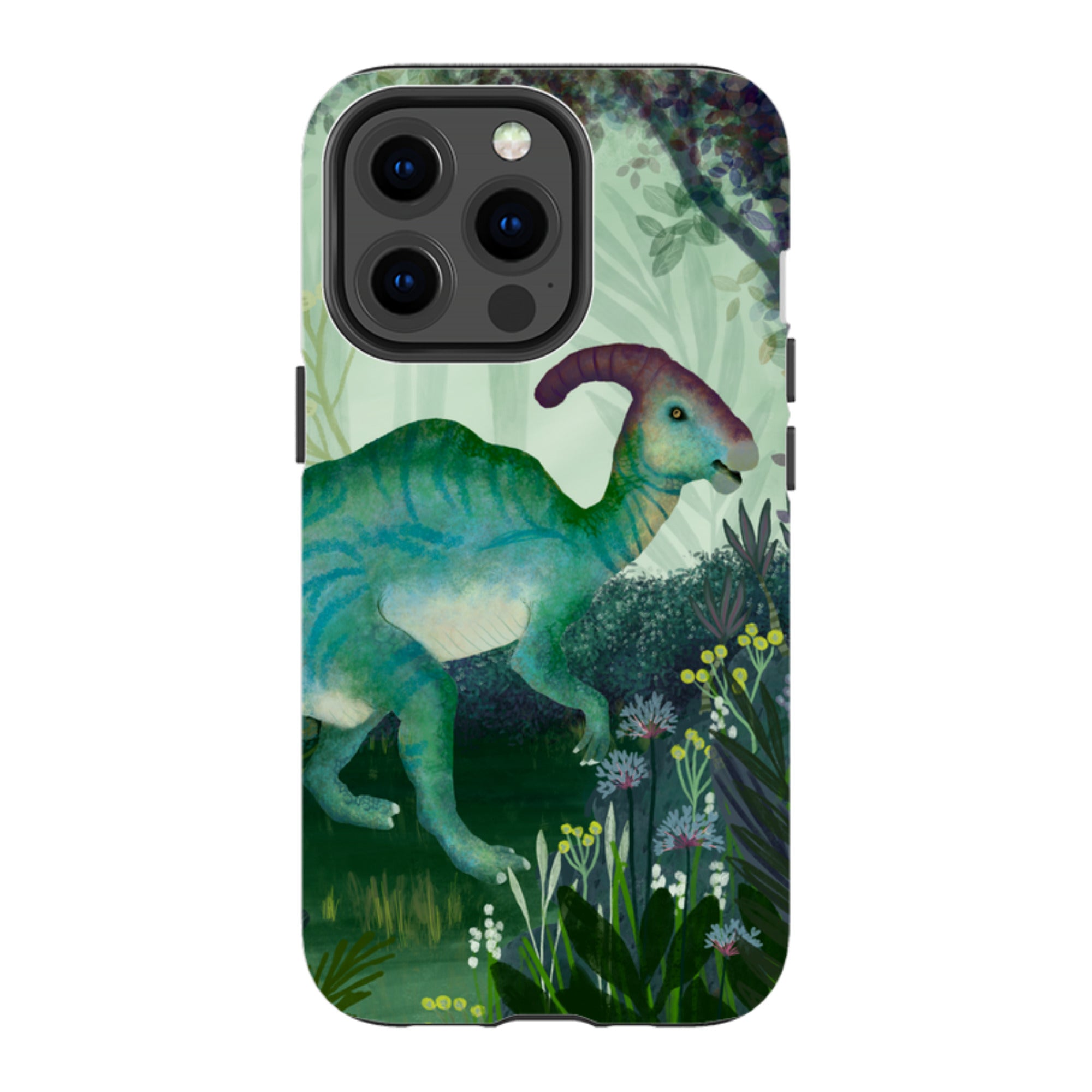 iPhone MagSafe Tough Case - Dino Park III By Katherine Quinn