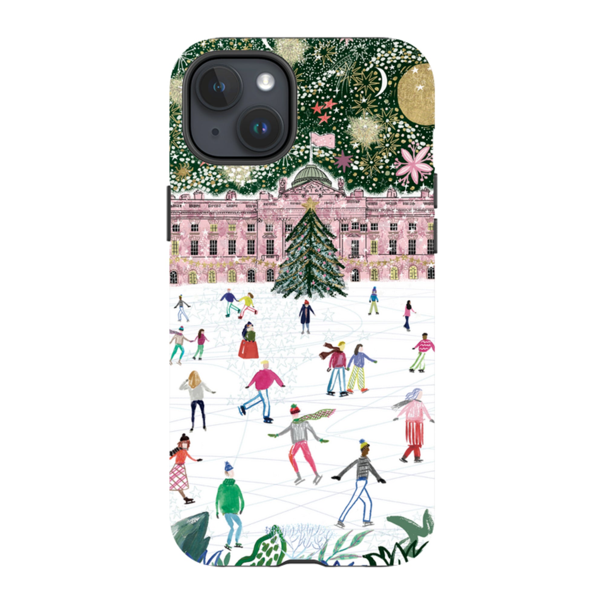 iPhone Tough Case - Skating At Somerset House By Emma Frances Grant