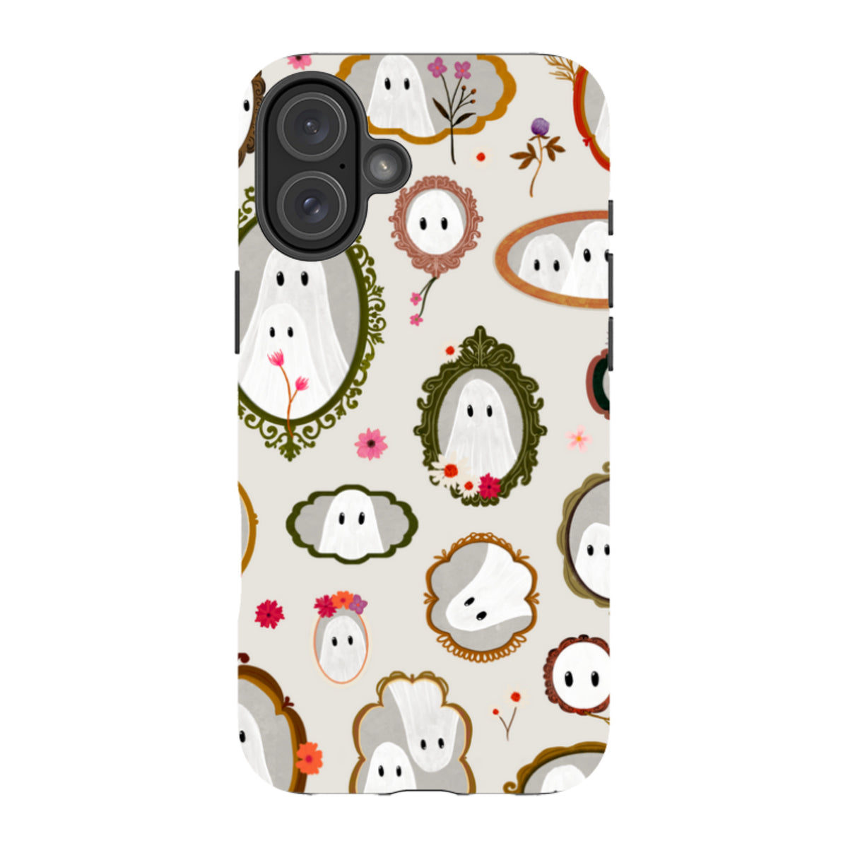 iPhone Tough Case - Framed Ghosts - Stone By Katherine Quinn