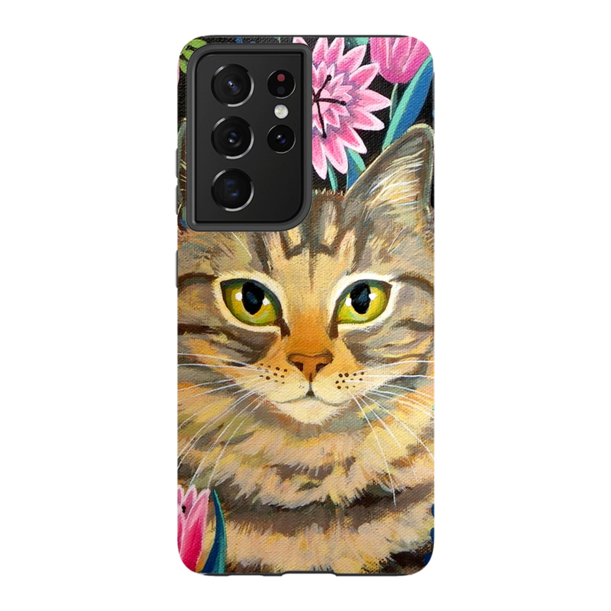 Samsung Tough Case - Tabby Cat By Mary Stubberfield