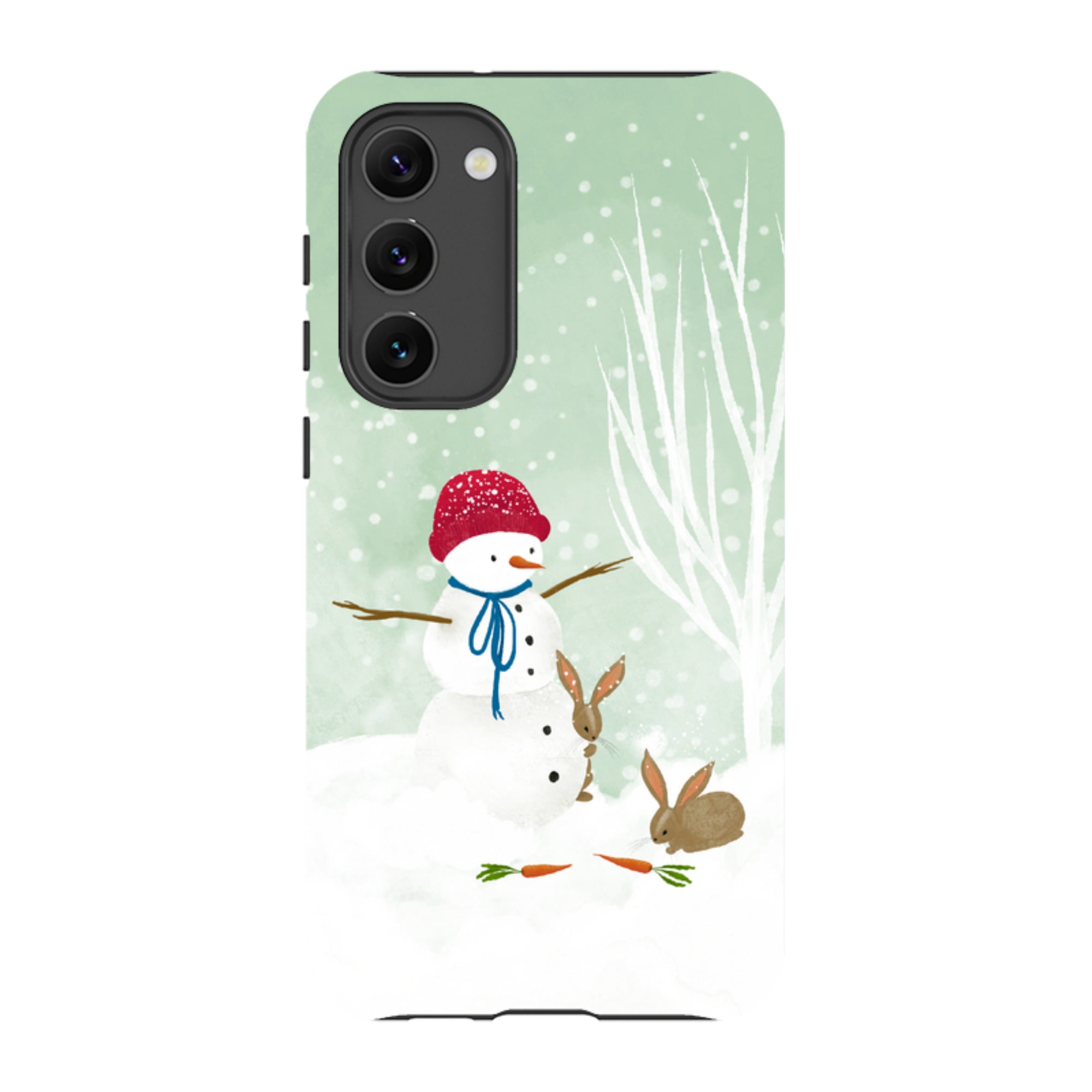 Samsung Tough Case - Snowman By Katherine Quinn