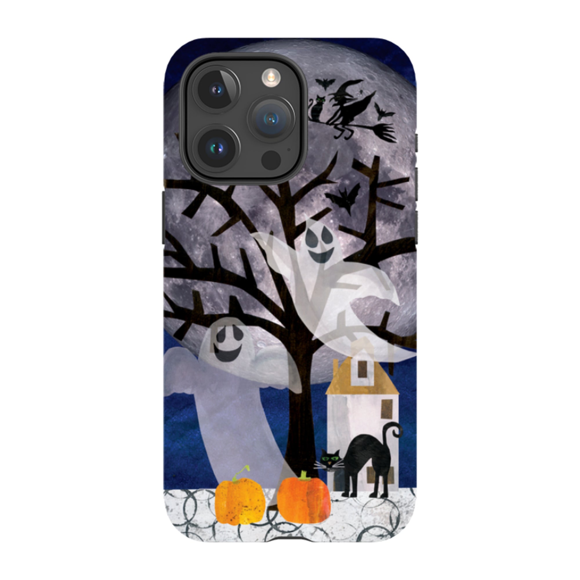 iPhone Tough Case - Halloween Moon By Tracey English