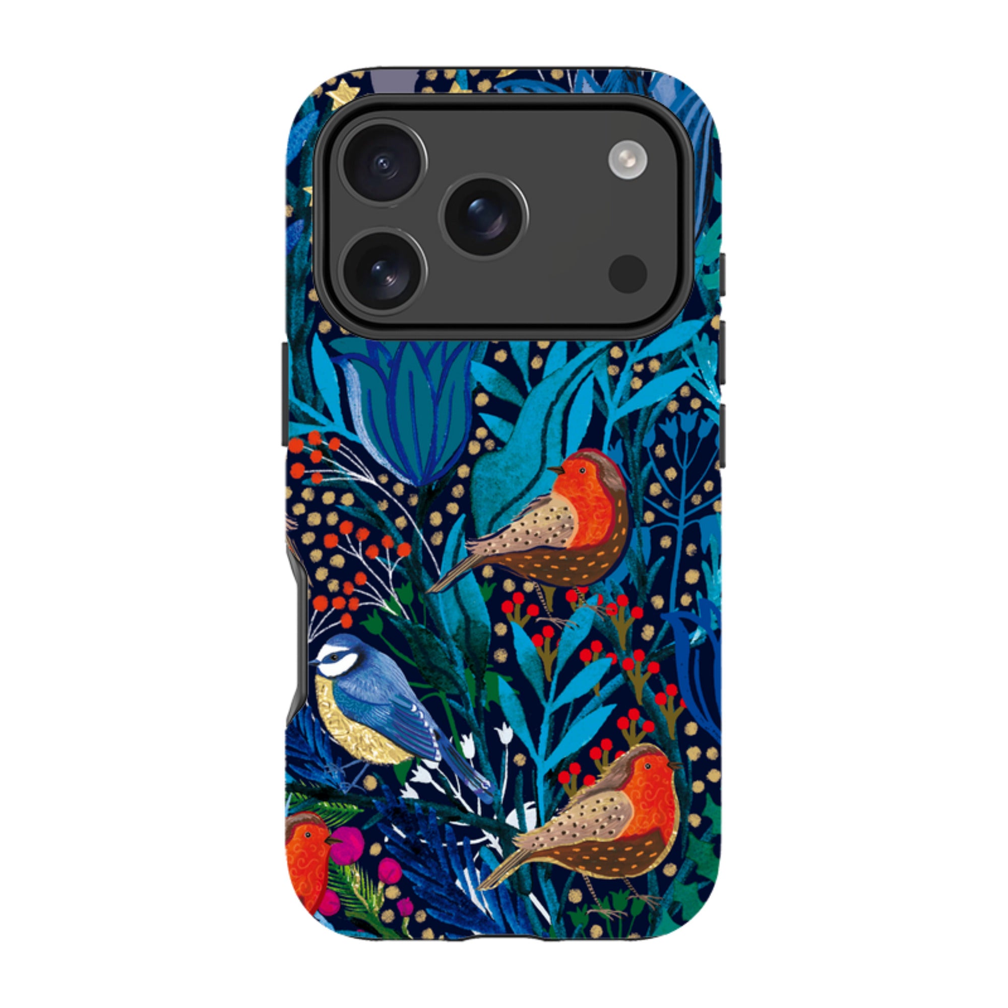 iPhone MagSafe Tough Case - Xmas Robin IV By Emma Frances Grant