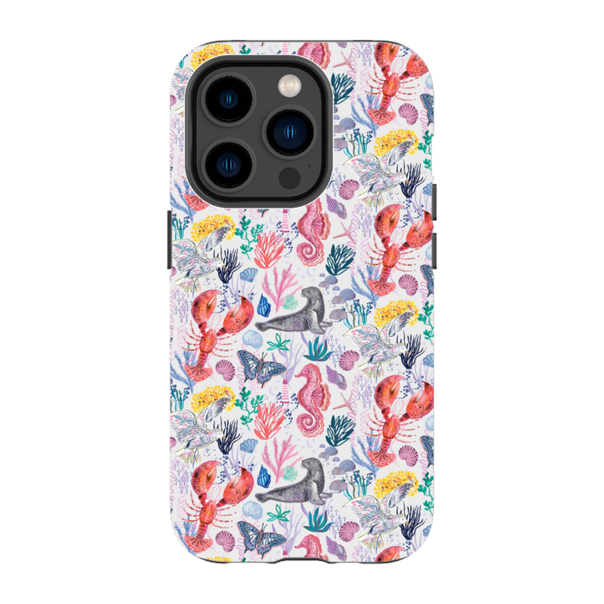 iPhone MagSafe Tough Case - Coastline Pattern D By Emma Frances Grant