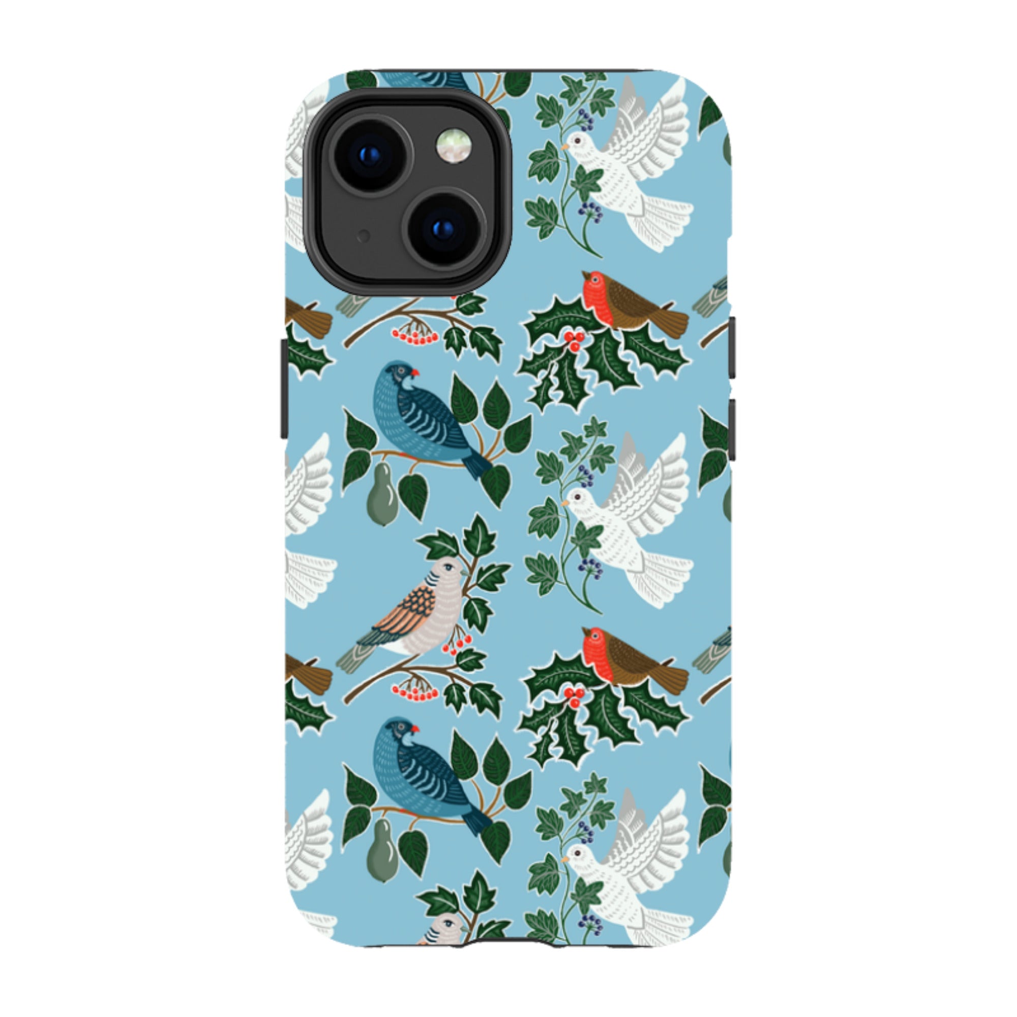 iPhone Tough Case - Winter Birds-2 By kate Heiss