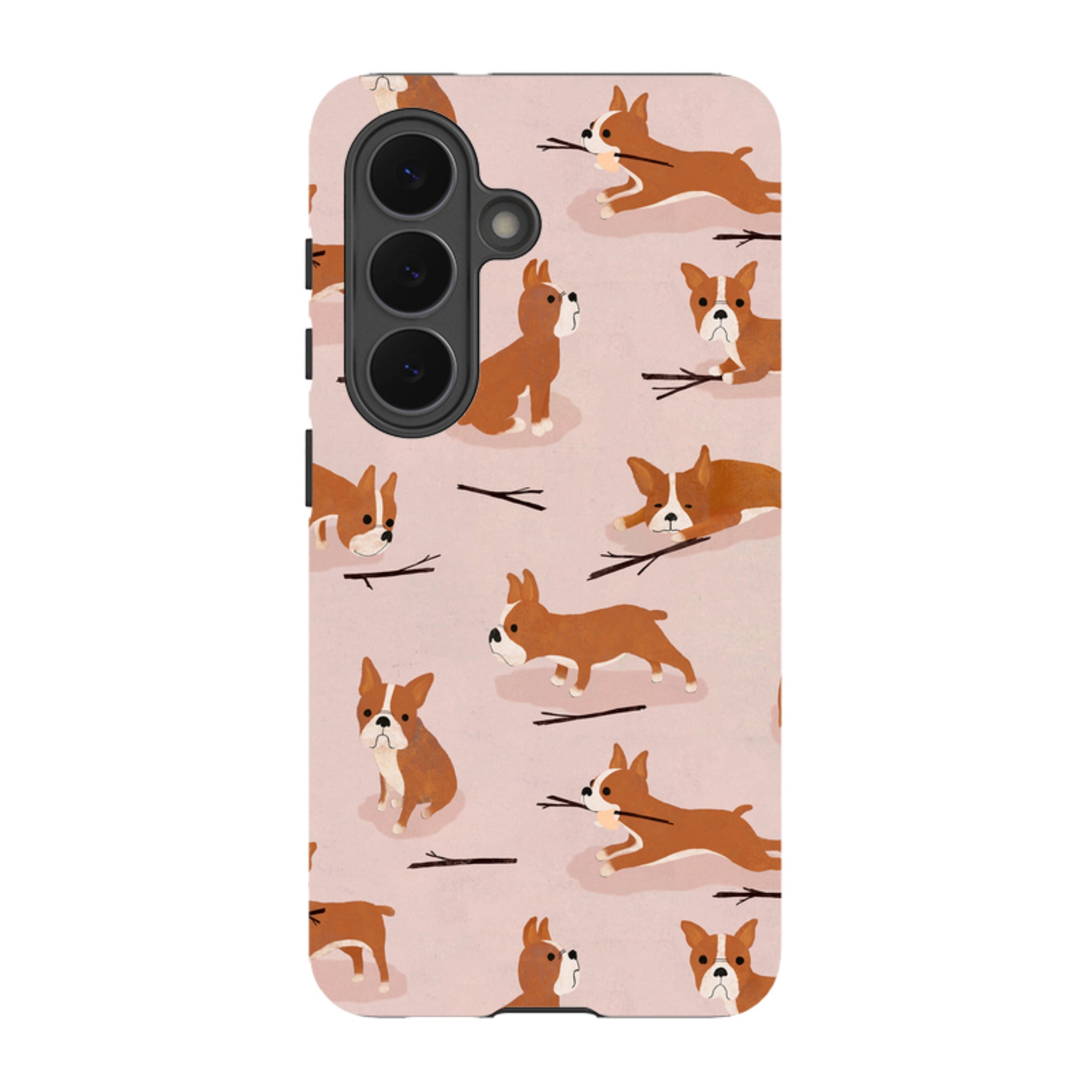 Samsung Tough Case - Boston Terrier By Katherine Quinn