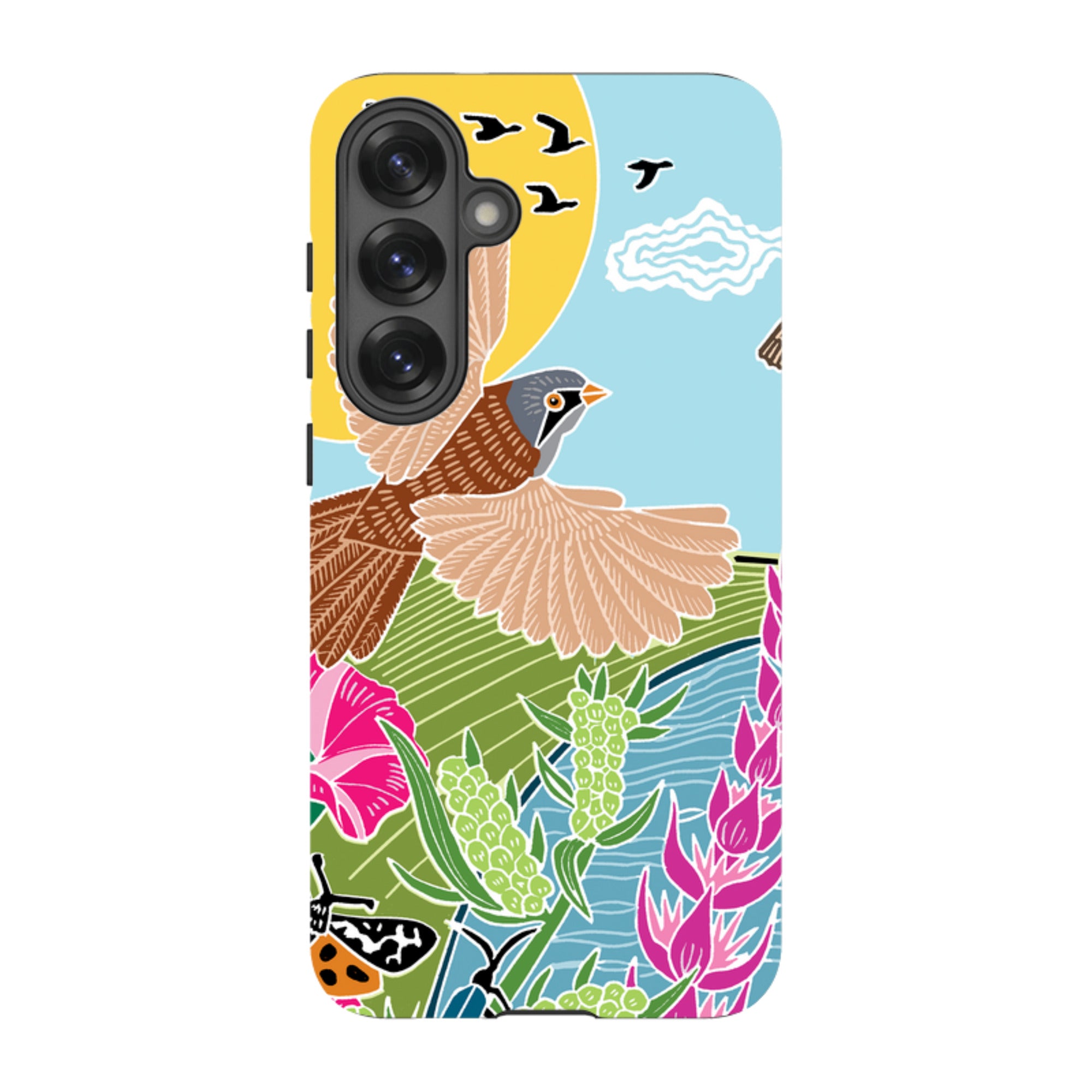 Samsung Tough Case - Bearded Tits By Kate Heiss